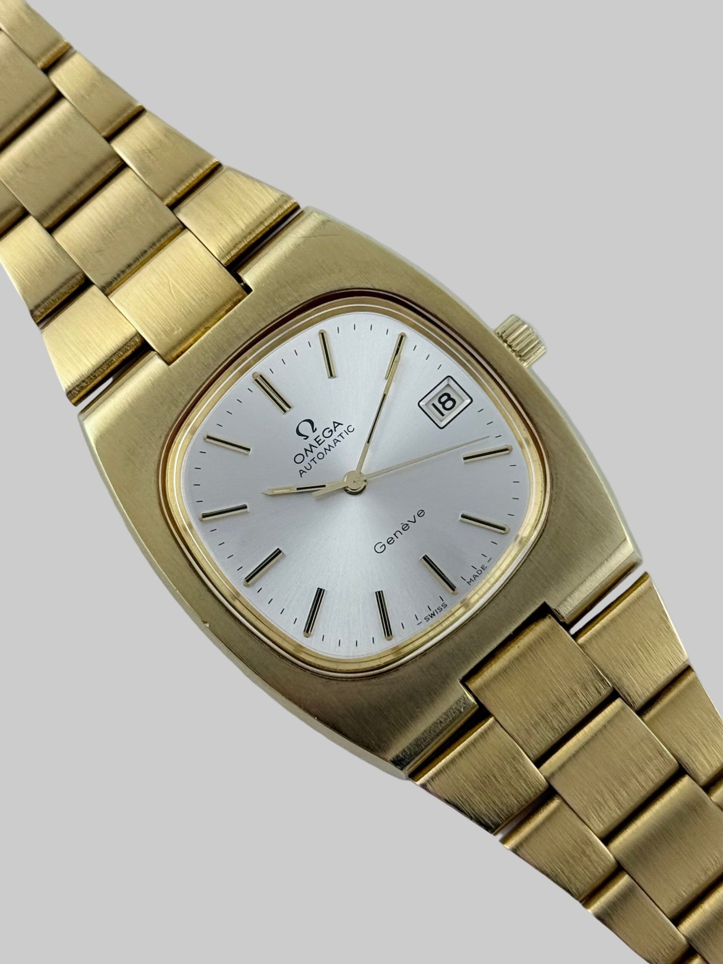 Omega Geneve Automatic Date TV Dial - 166.0191 - FULL SET!