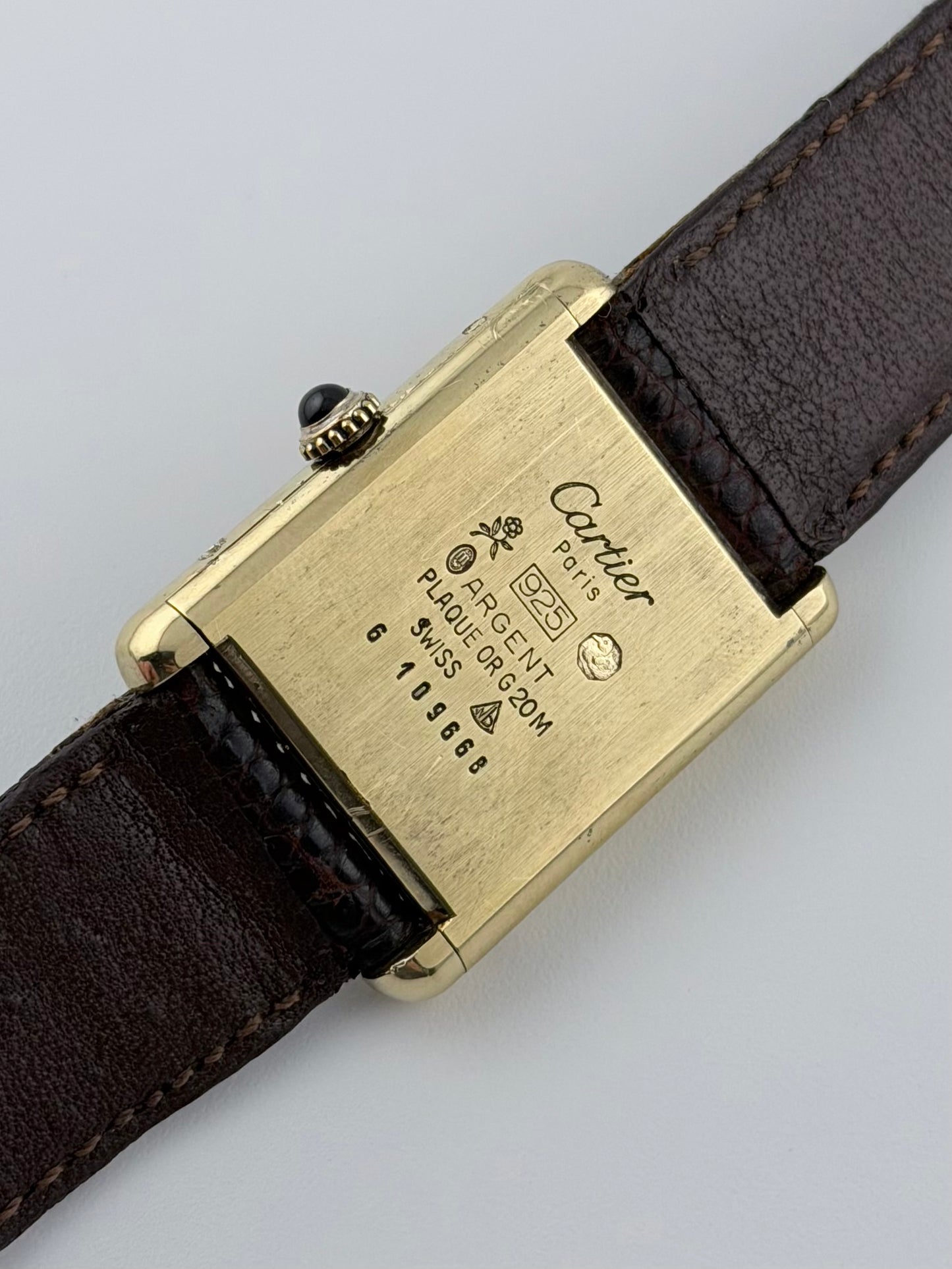 Cartier Must De Paris Tank Quartz - 6 - Wood Dial