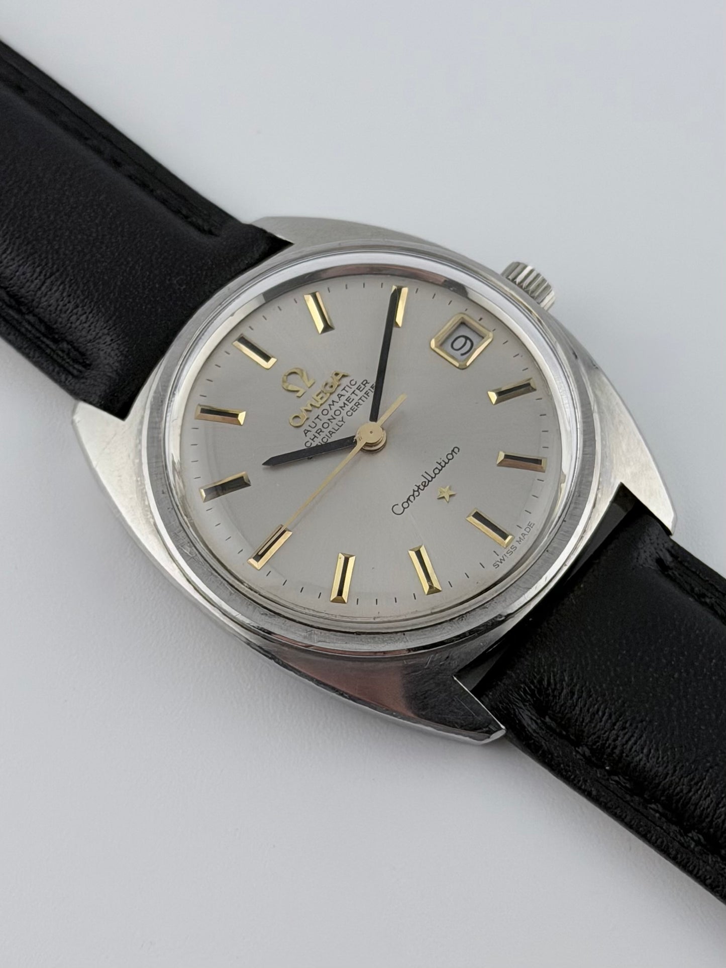 Omega Constellation Chronometer Automatic Date 168.017 Full Box and Papers