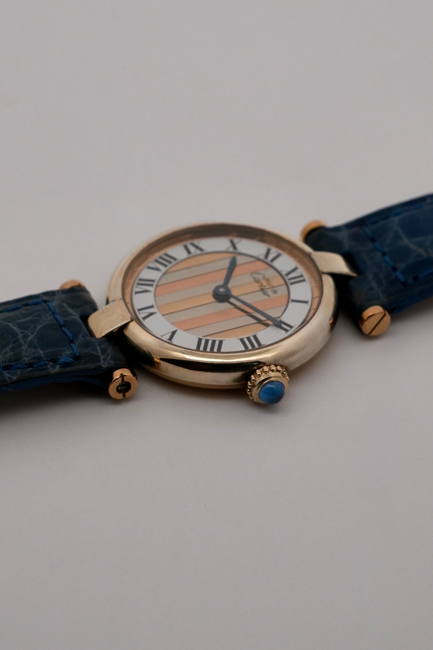 Cartier must de Vendome Quartz - 590004 - Two-tone Trinity Dial - Ladies