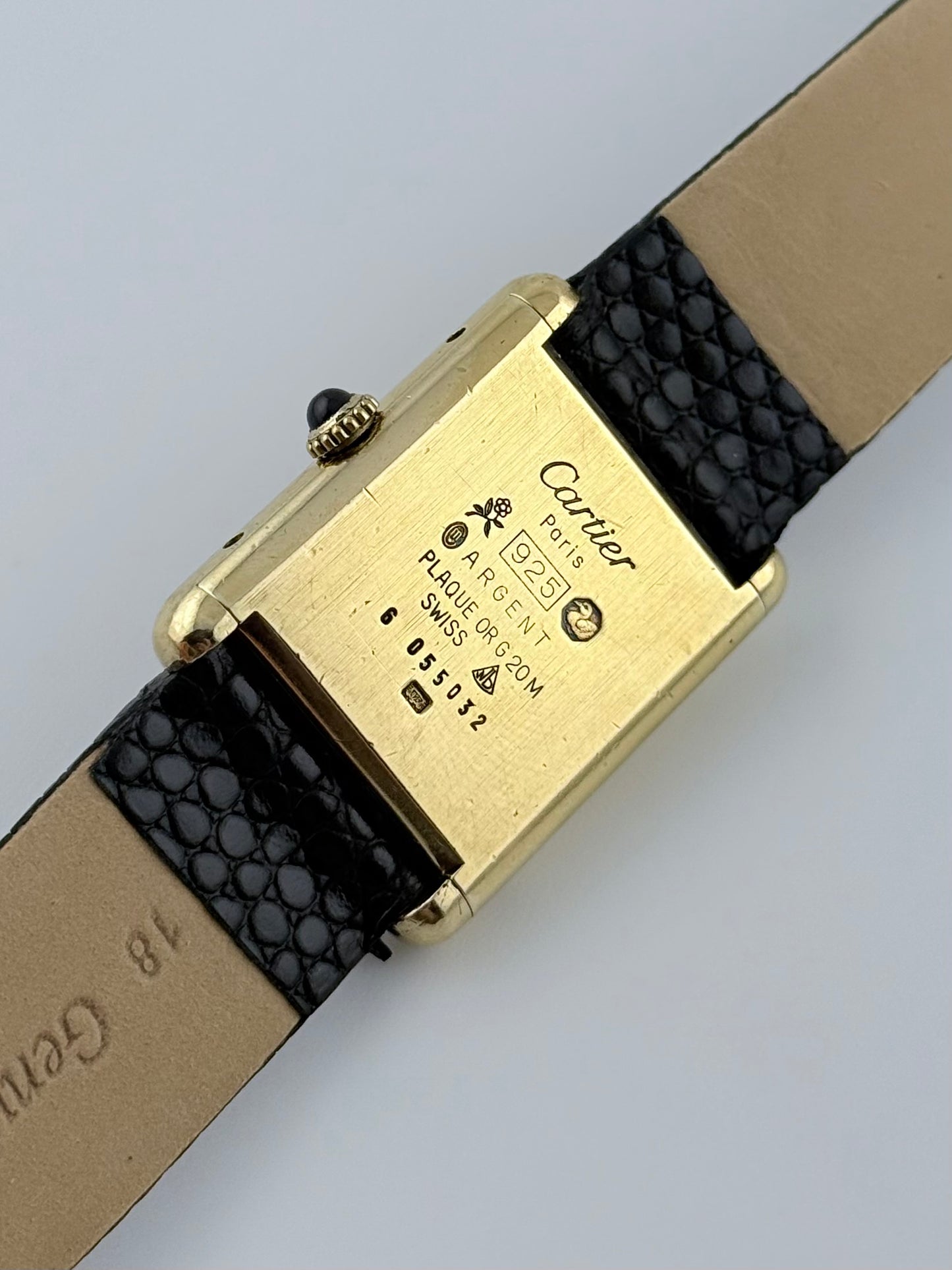 Cartier Must De Tank Manual Wind - 6 - Black Dial