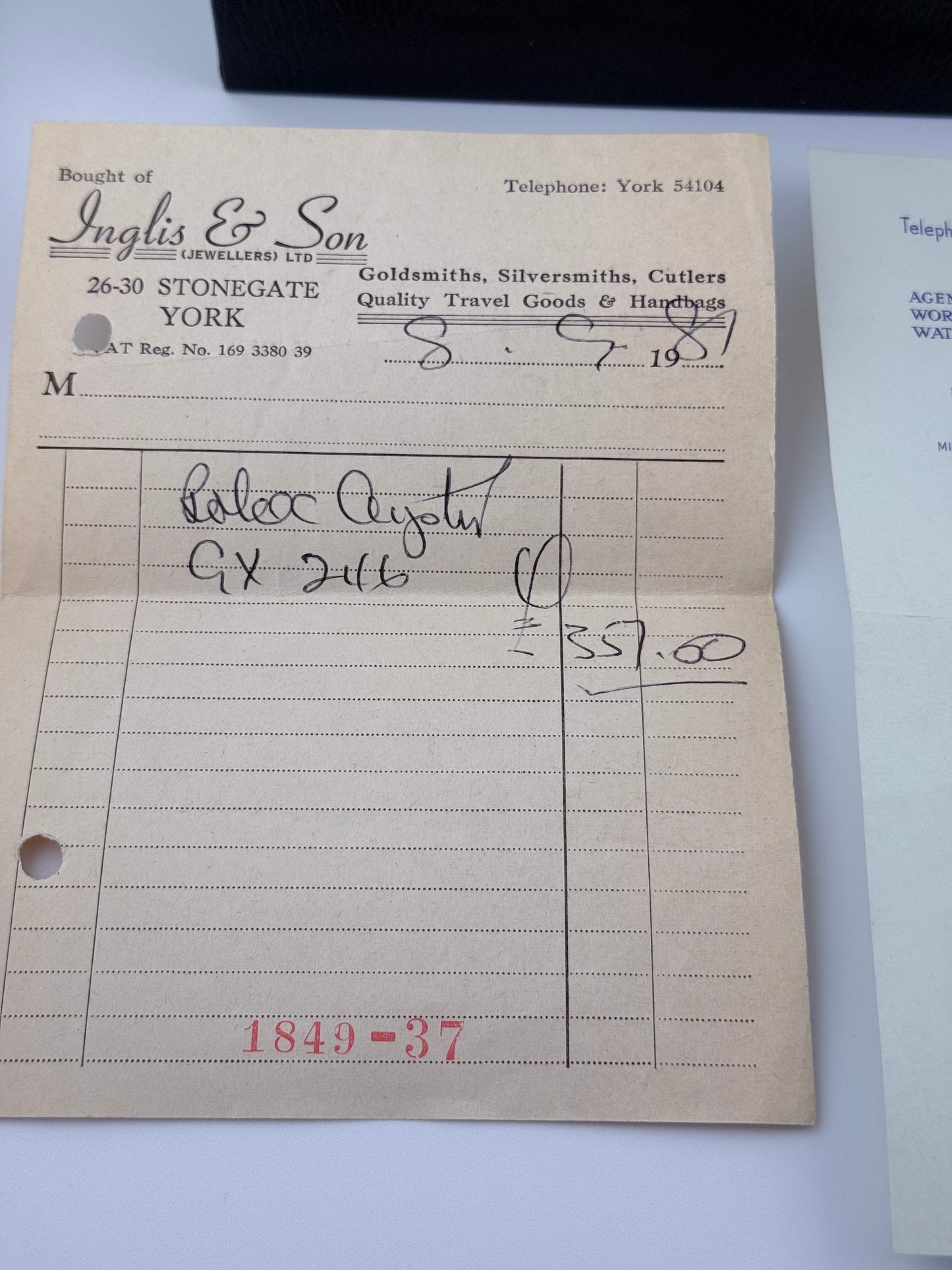 Rolex Oyster Perpetual Automatic - 1003  - Box and Papers - Full Set