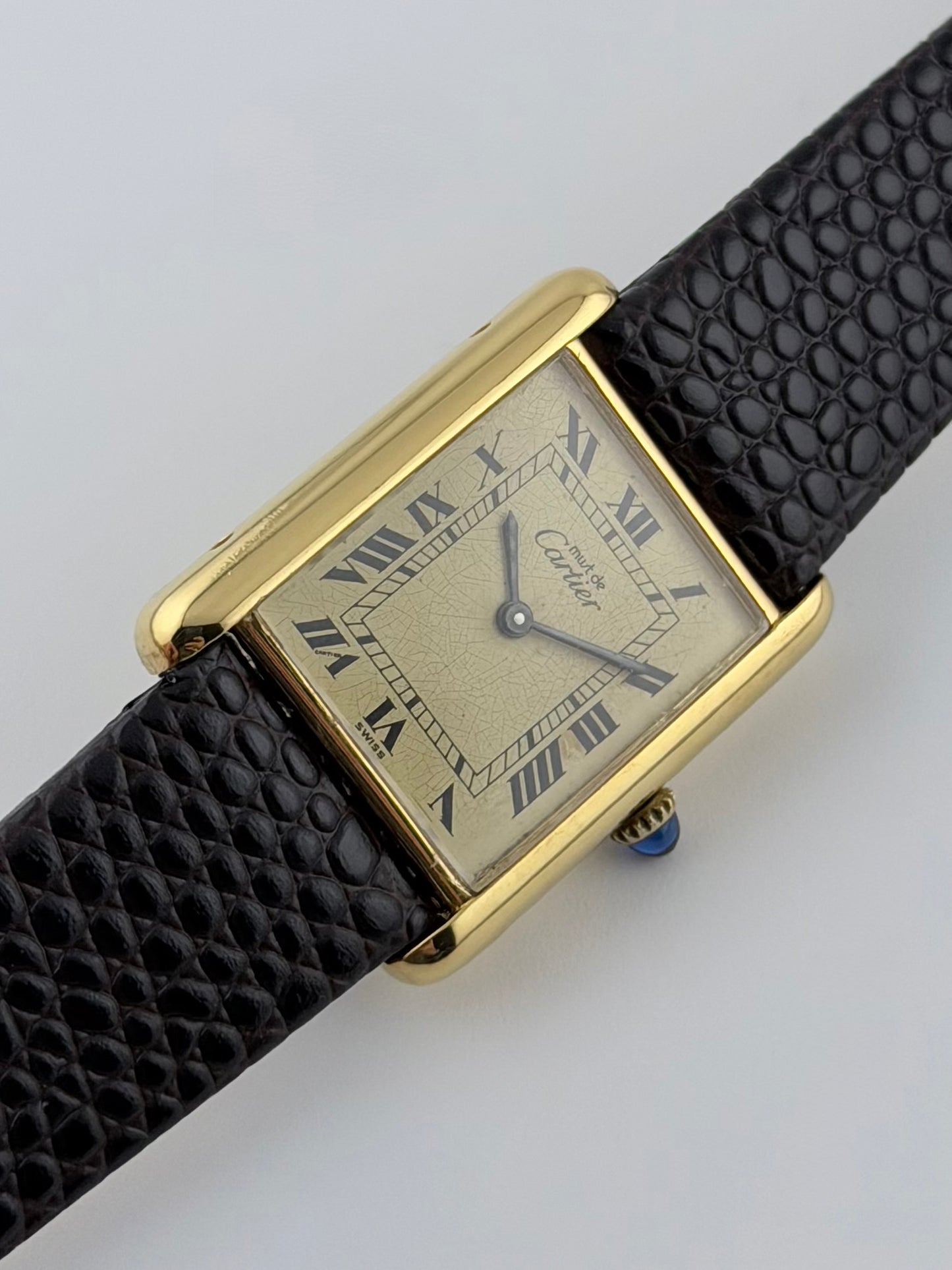 Cartier Must De Paris Tank Manual Wind - 6 - Ivory Dial