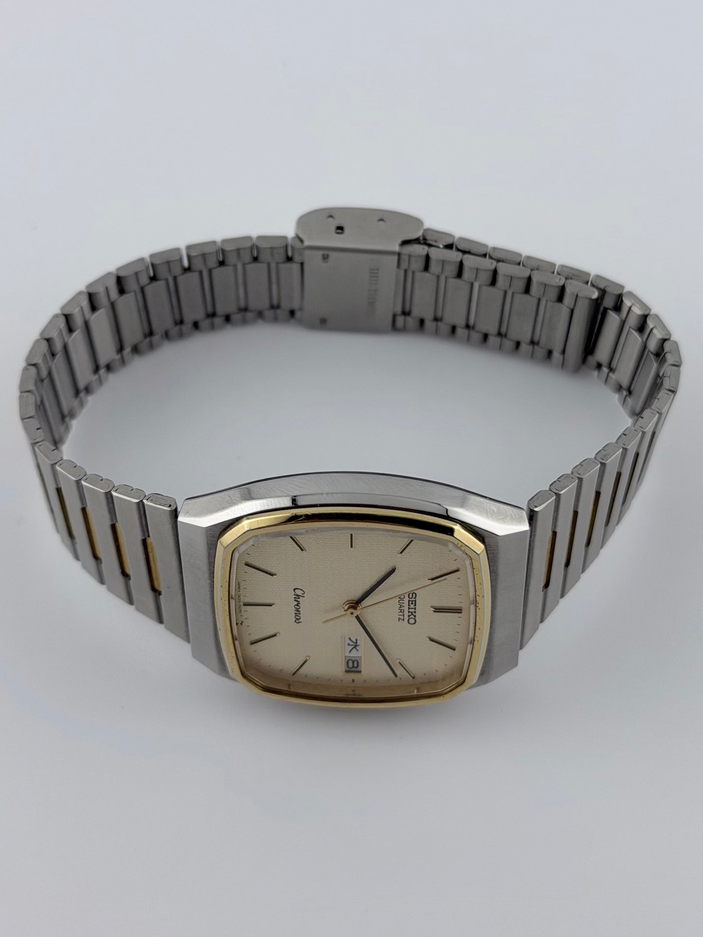 Seiko Chronos Tank Quartz Day-Date - JDM - 7433-5040