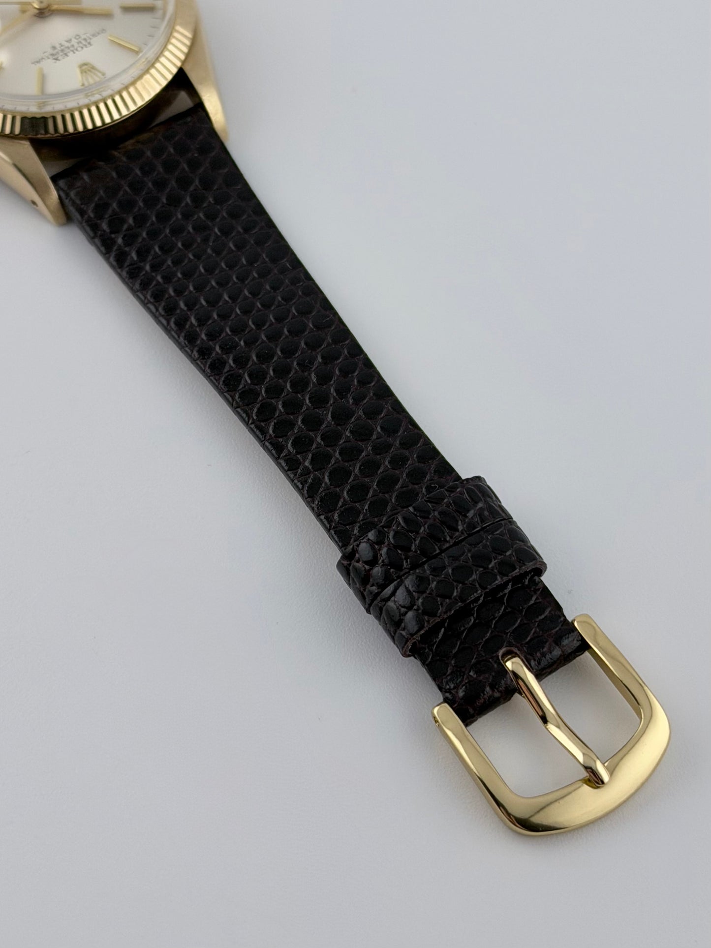 Rolex Oyster Perpetual Date Automatic - 1503 - Solid 14kt Gold - Original Box