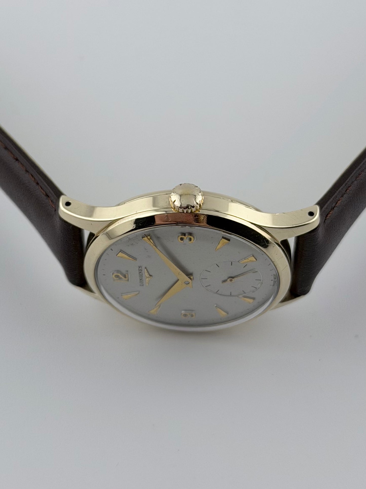 Longines Manual Wind Sub Seconds 9ct Gold