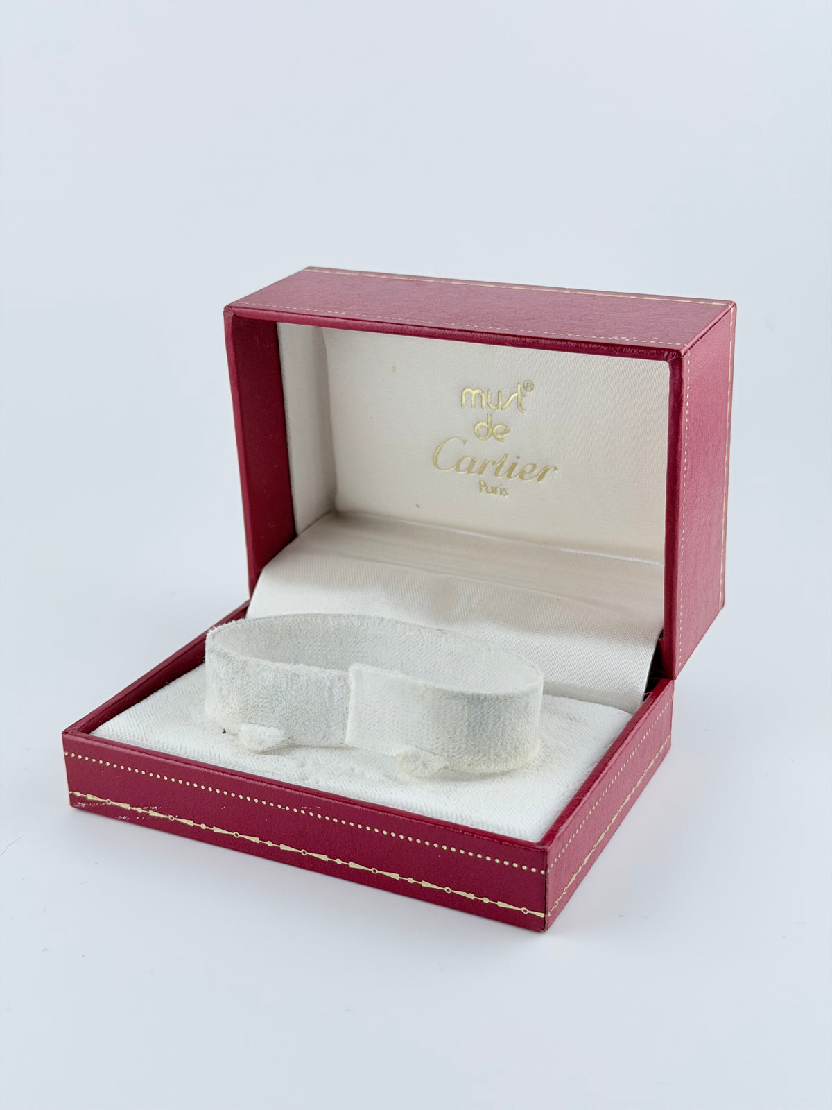 Cartier Tank Quartz - 0398 - SILVER - Rare Patterned Cartier Strap - Box & Papers! - Ladies