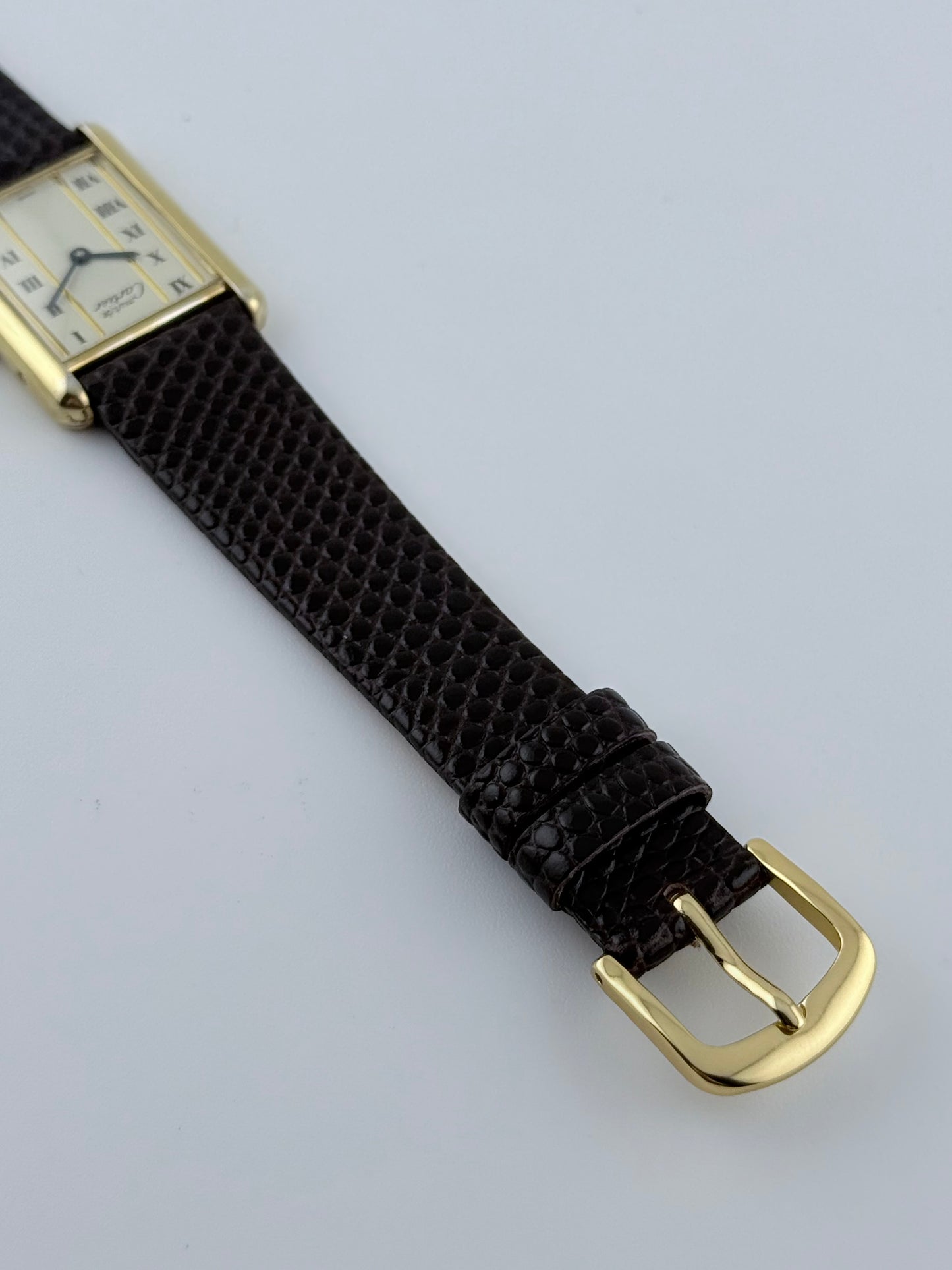 Cartier Must De Tank Quartz - 590005 - Art Deco Dial - Original Box