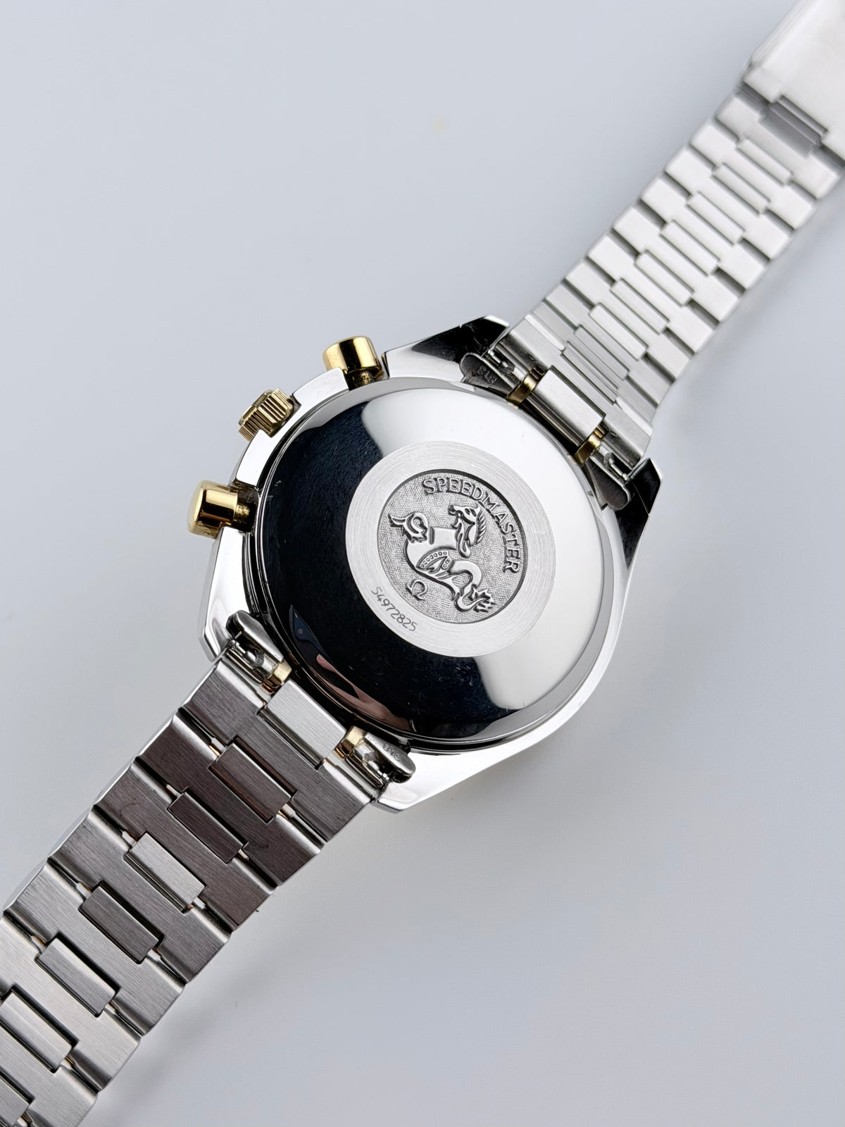 Omega Speedmaster Automatic Chronograph Date - Two-Tone - 375.0043 - Exceptional Condition