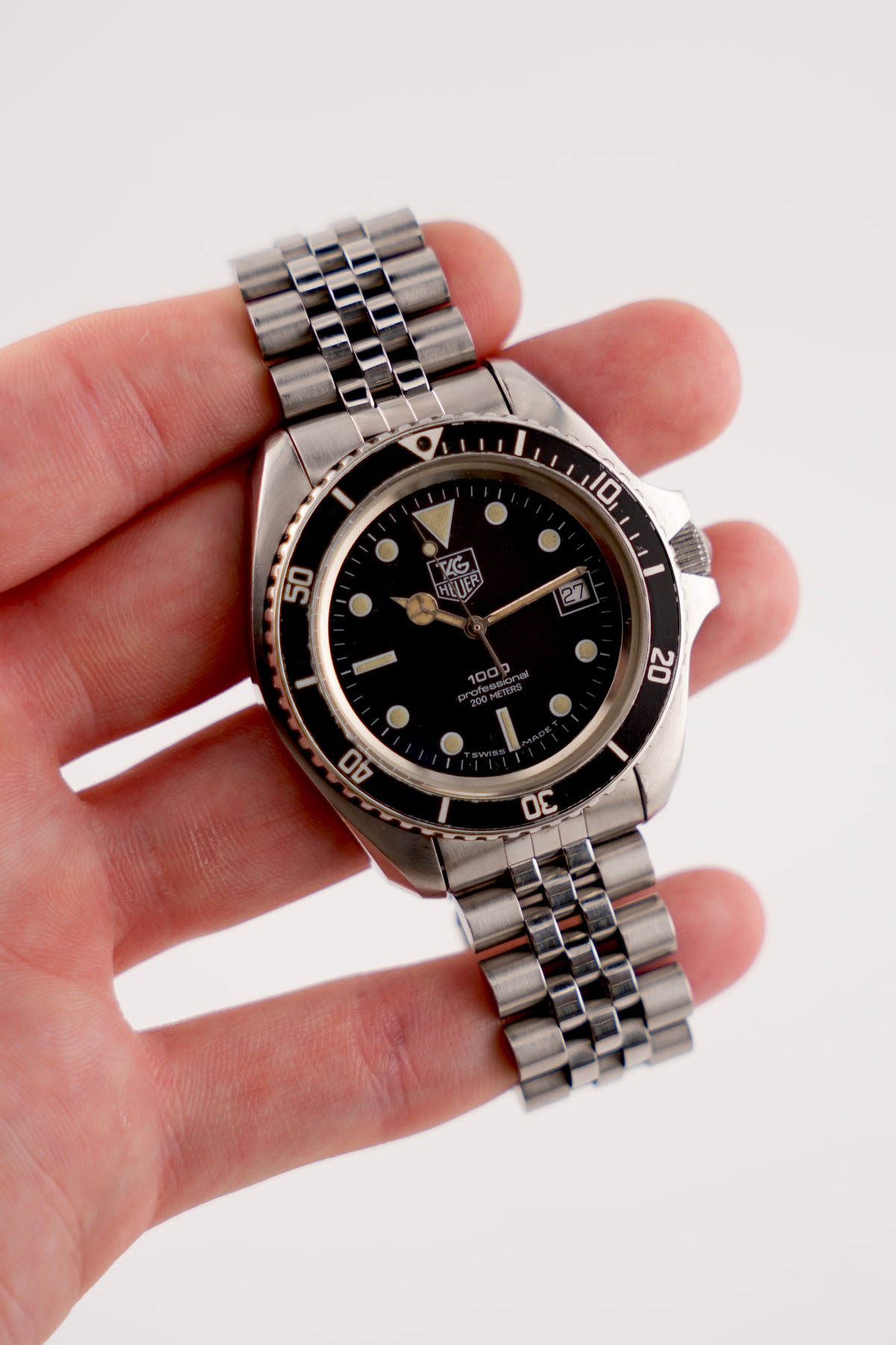 Tag Heuer Professional 1000 Quartz Date 200m - 980.0061 - Rare Jumbo