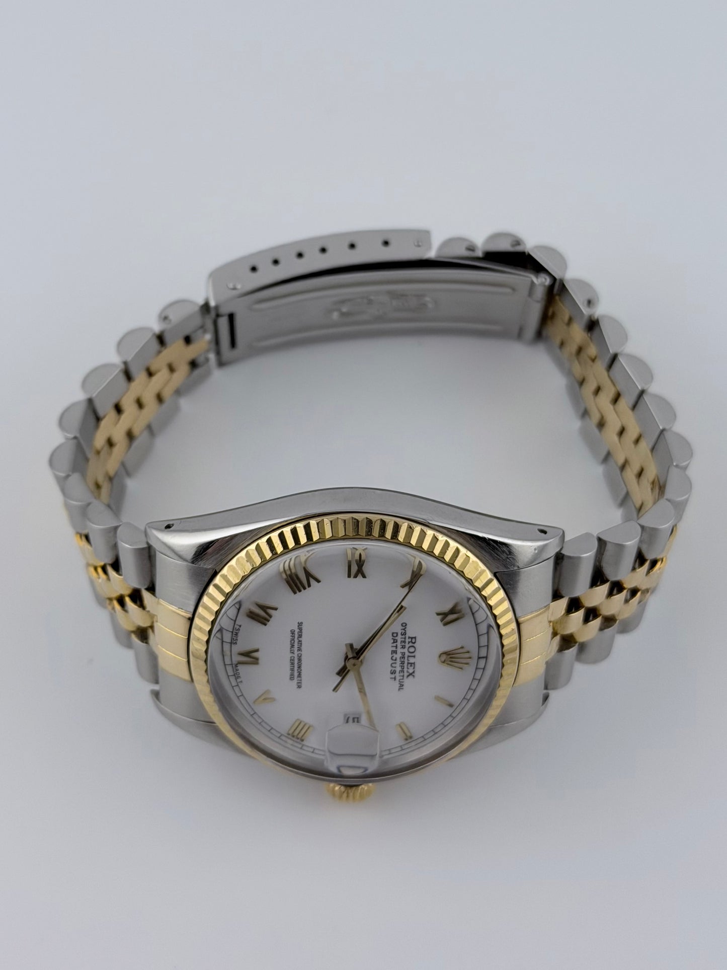 Rolex Datejust Oyster Perpetual 16013 - Rare White Roman Dial