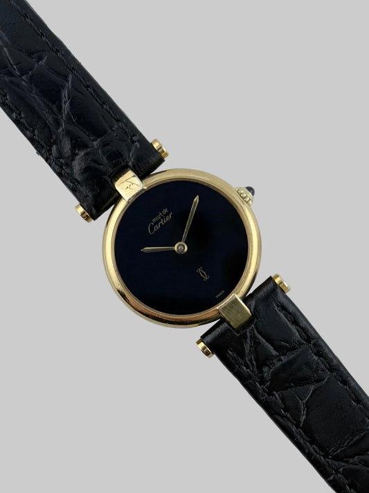 Cartier Must de Cartier Paris Quartz - 18 - Onyx Dial - Ladies