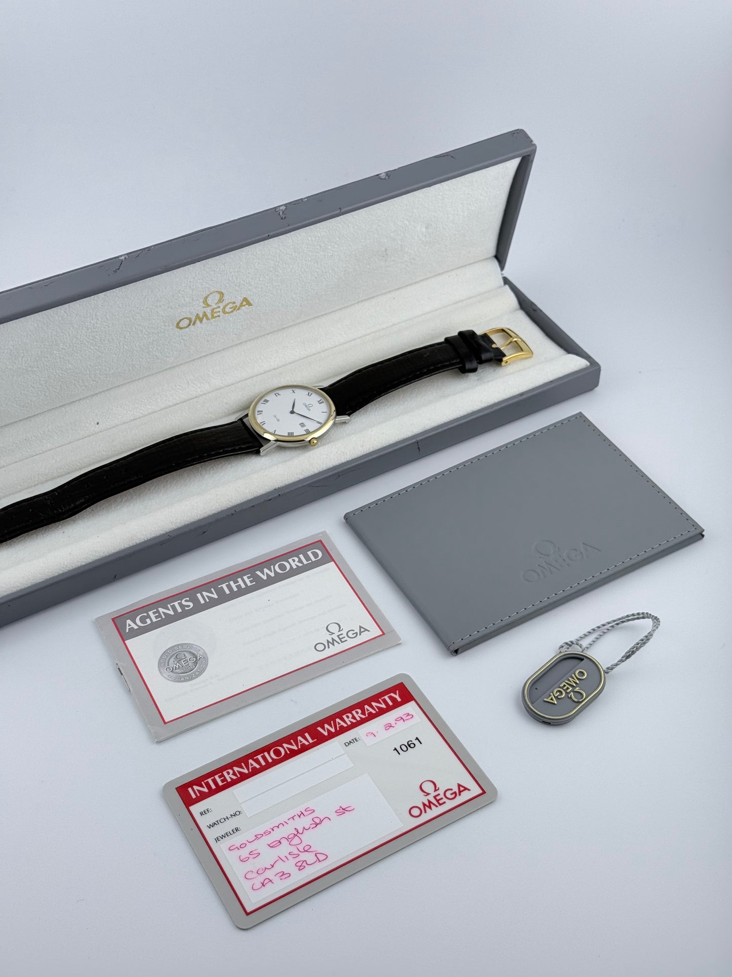 Omega De Ville Quartz Date - 196.2379 - Box and Papers