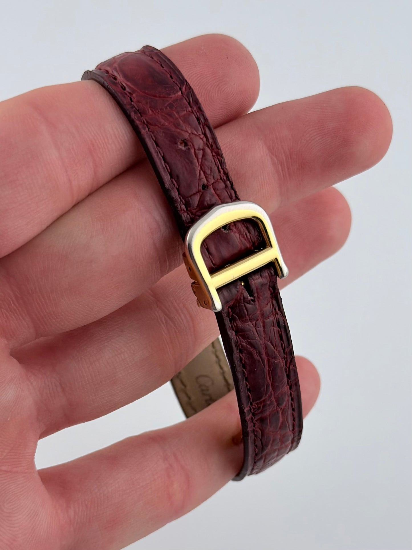 Cartier Must de Vendome Quartz - 18 - Burgundy Dial