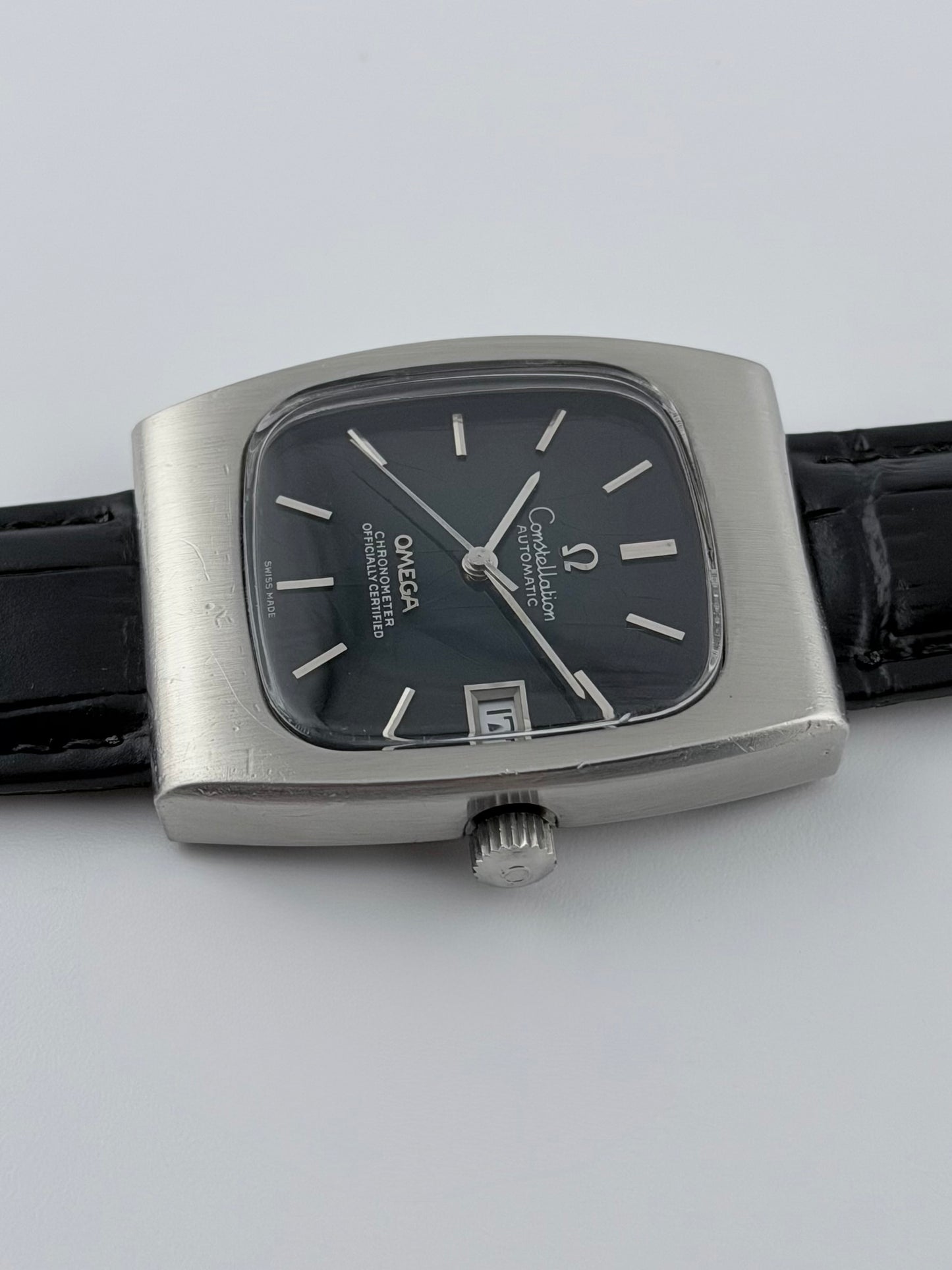 Omega Constellation Chronometer Automatic Date 168.0058 - Rare Green Vignette Dial