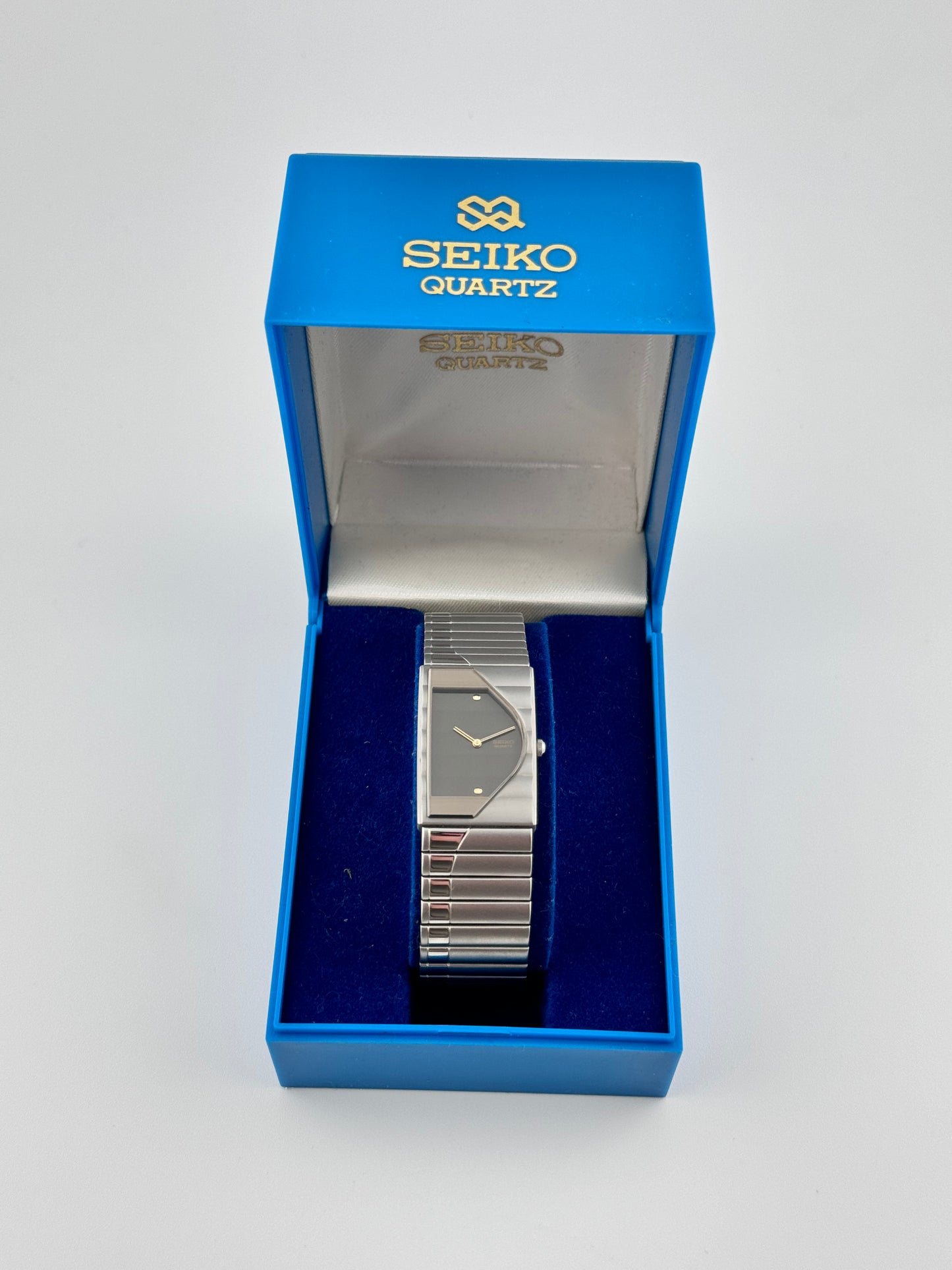 Seiko Half Moon Tank Quartz - Original Box - 2Y00-5F90