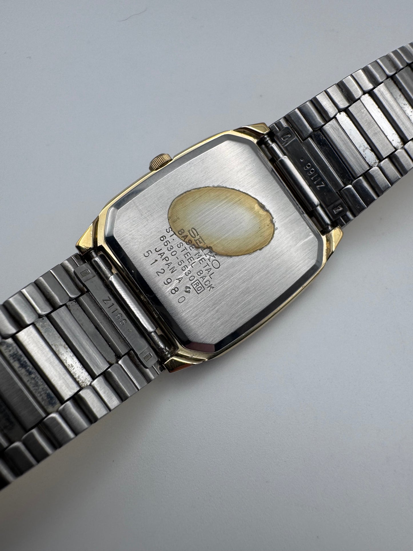 Seiko Tank Quartz 6530-5530
