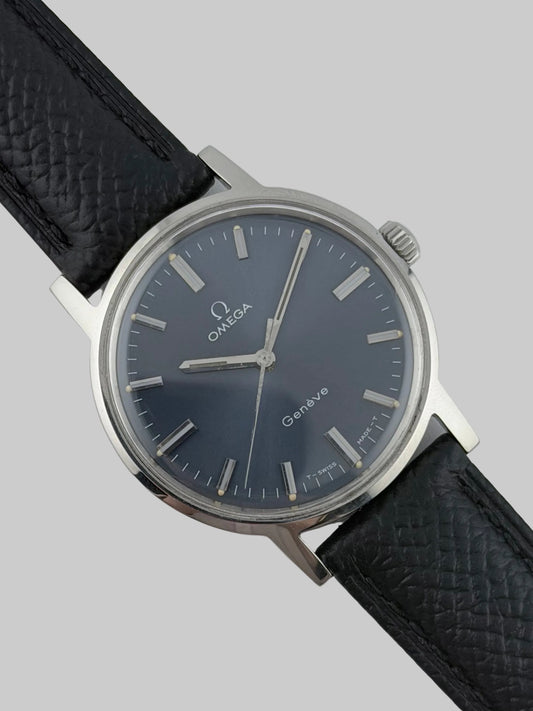 Omega Geneve Manual Wind - 135.070 - Rare Blue Dial