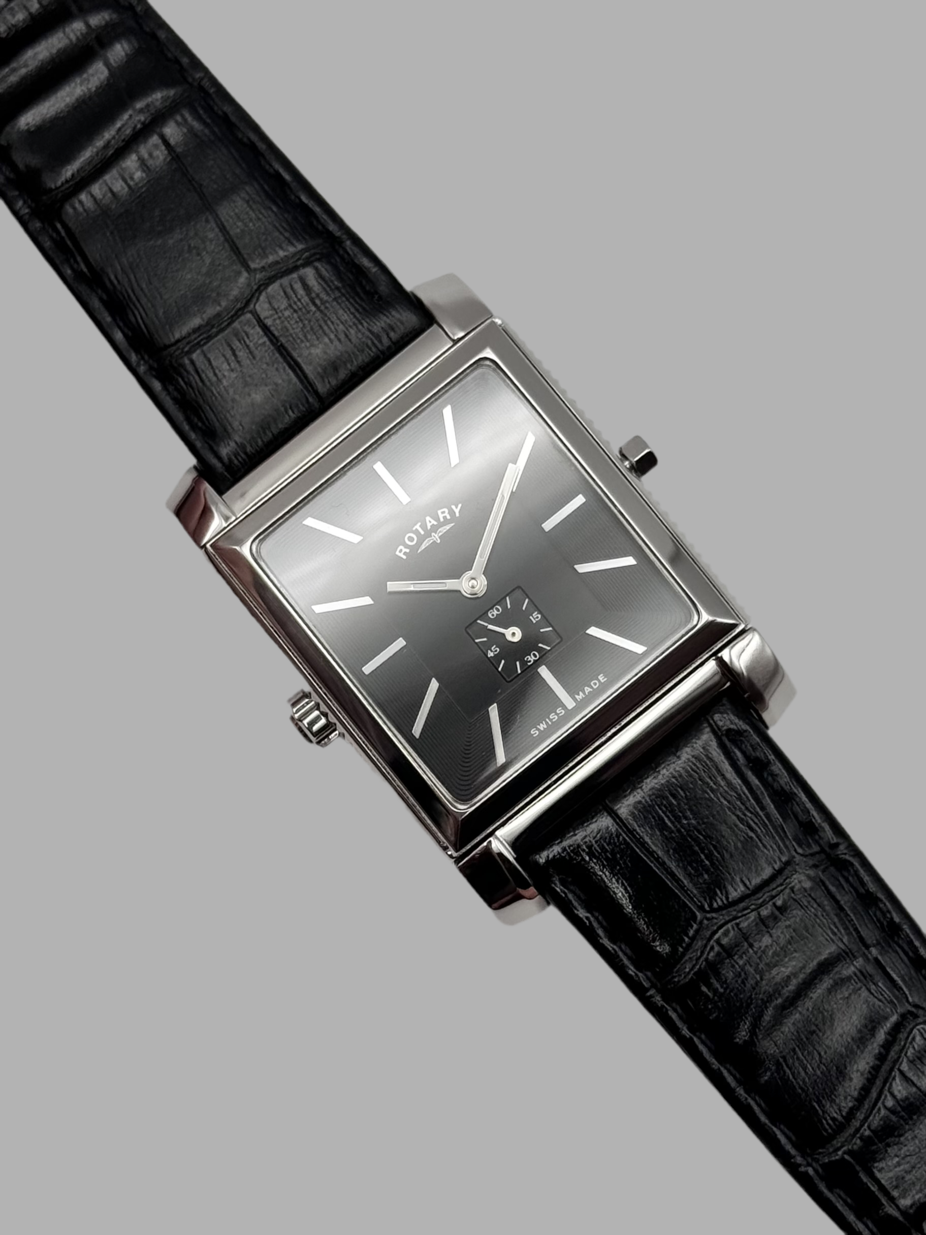 Rotary Reverso Rotary Tank Quartz Reverso Double Faced GS02901 – The Wrist Watcher