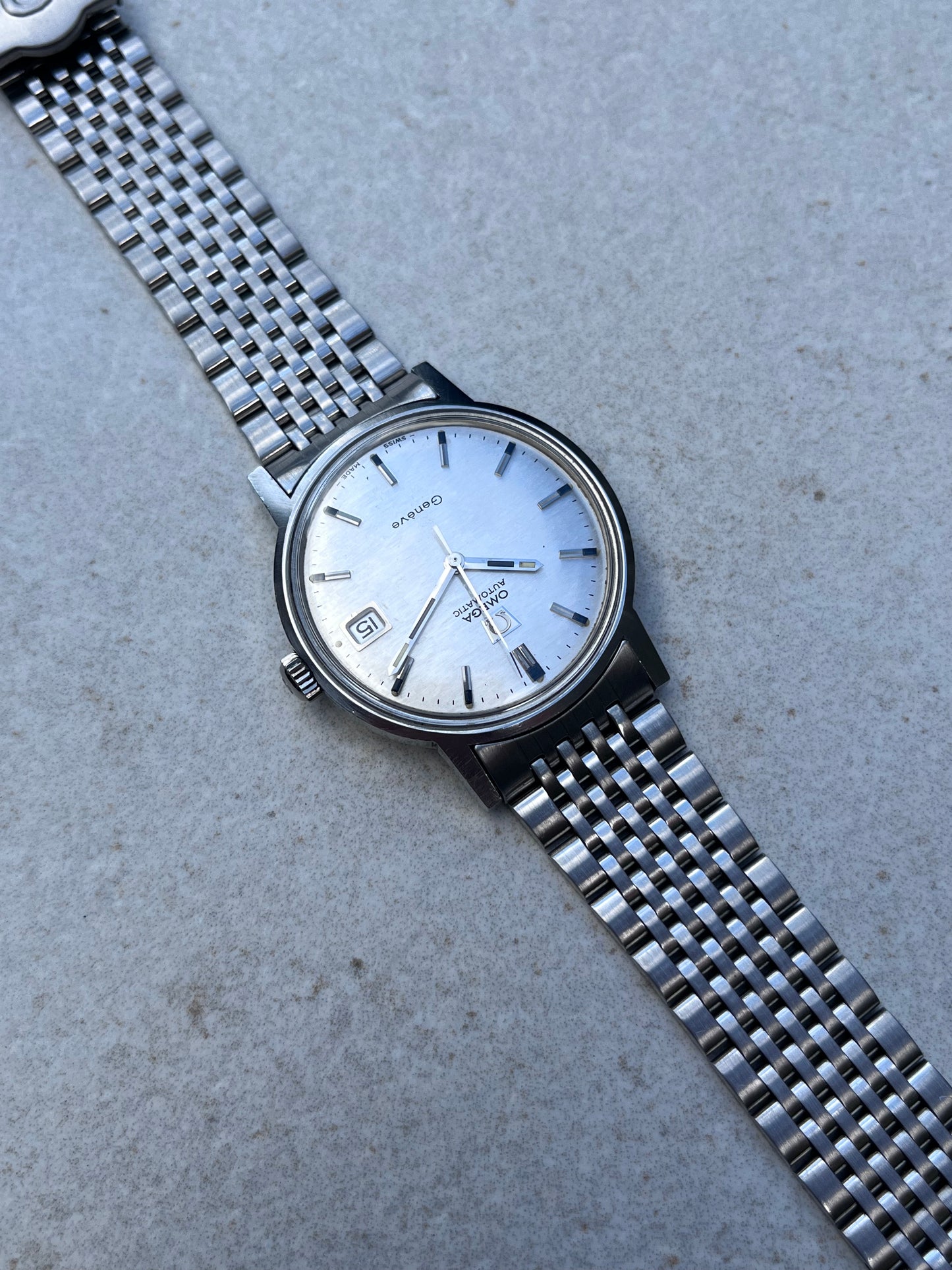 Omega Geneve Automatic Shantung Dial 166.070