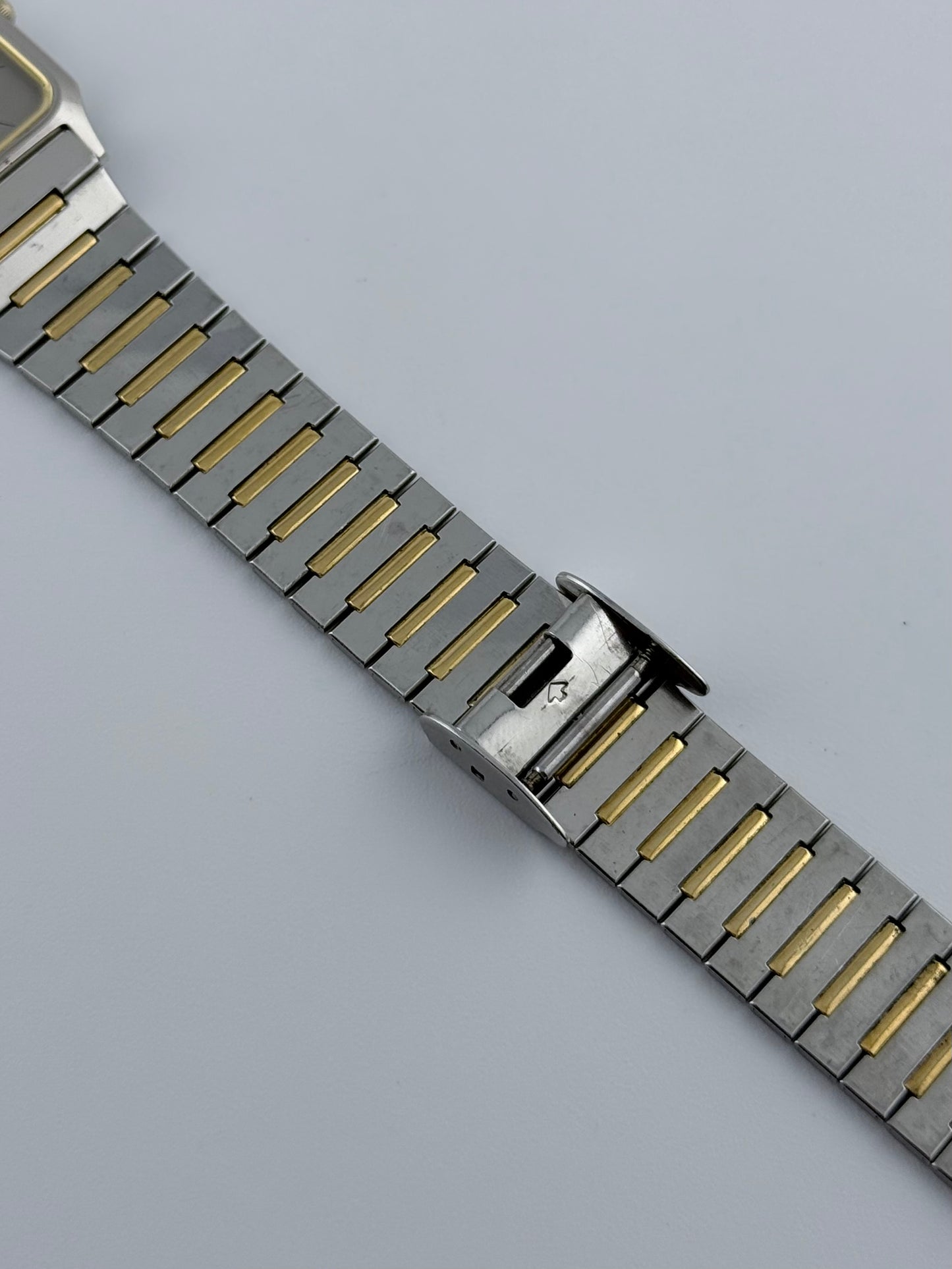 Seiko Tank Quartz 6530 - Rare Two Tone Sunburst Dial
