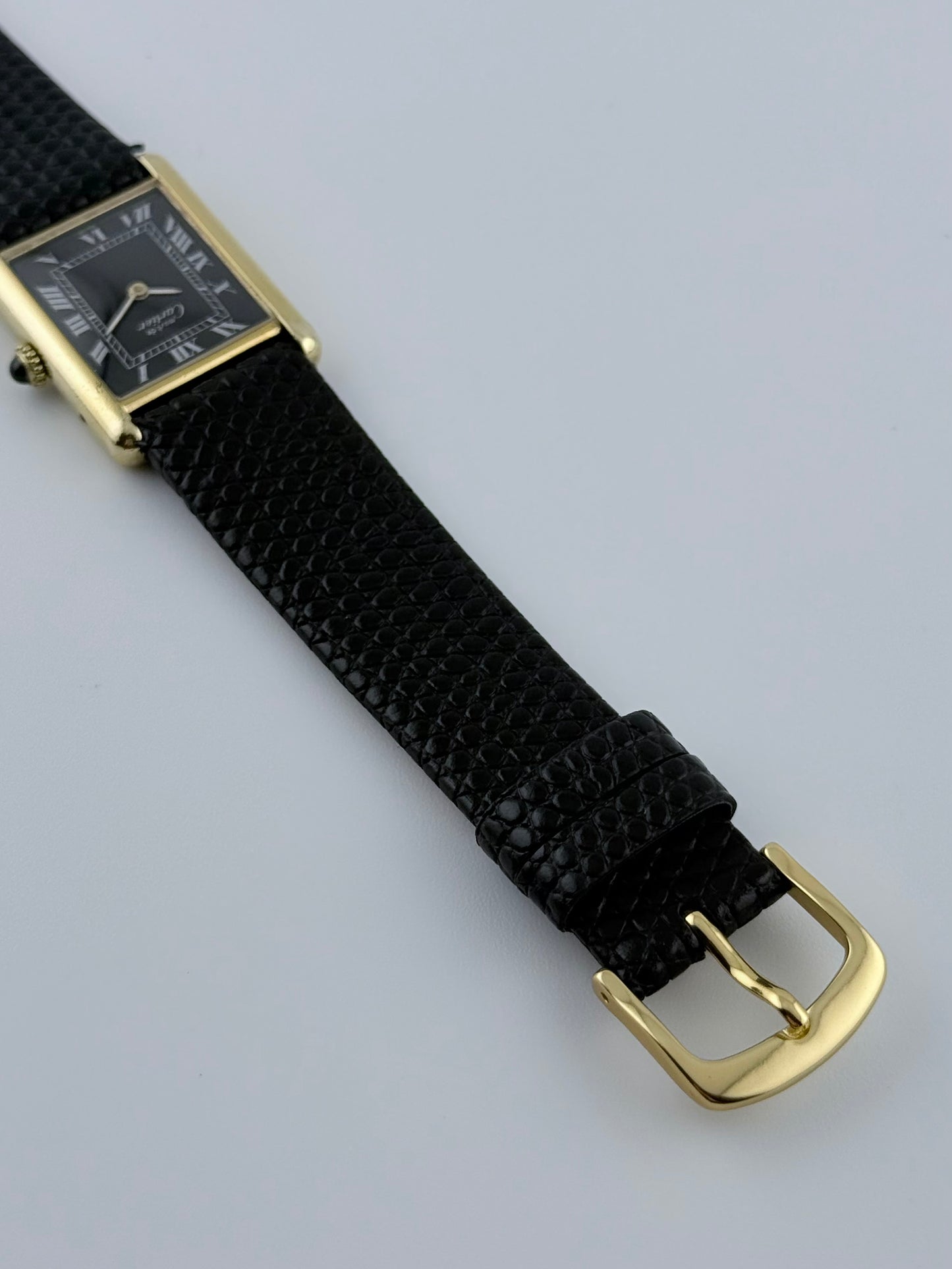Cartier Must De Tank Manual Wind - 6 - Black Dial