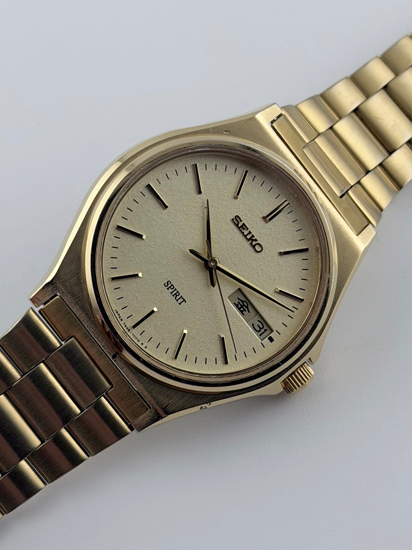 Seiko Spirit Quartz JDM Day Date - 7N48-7000