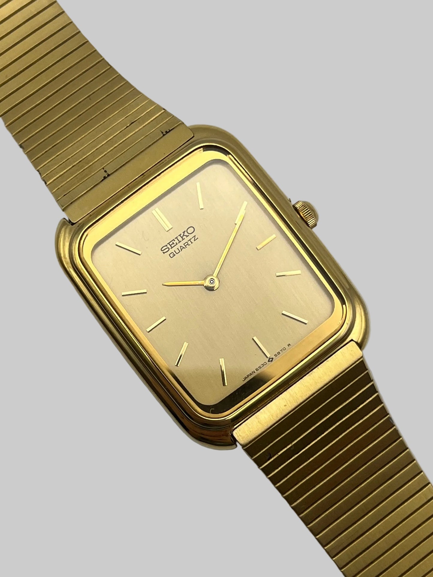 Seiko Tank Quartz box 6530-5470