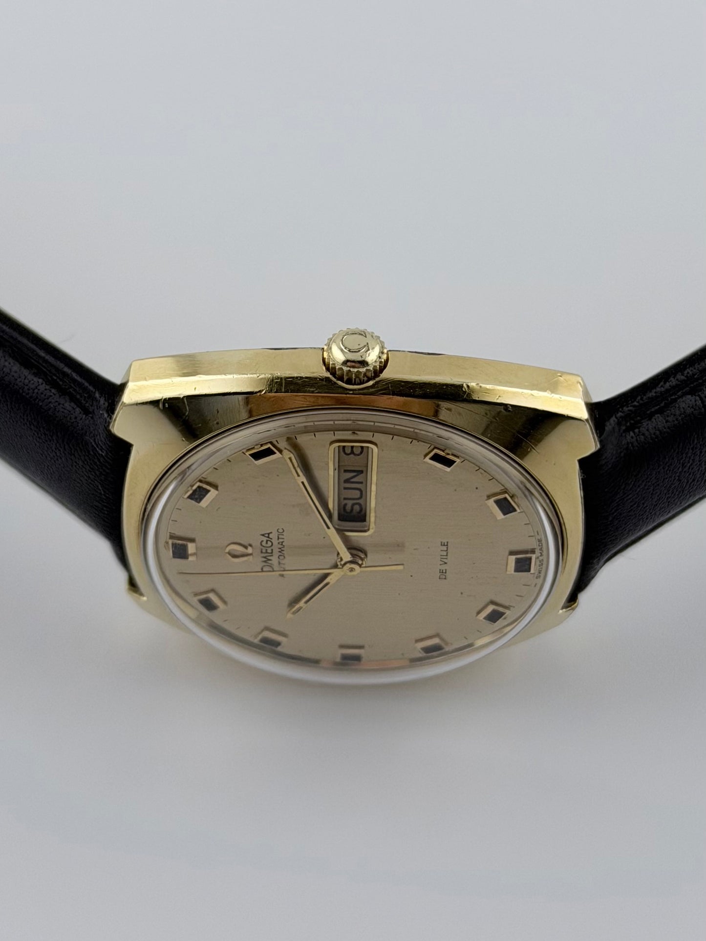 Omega DeVille Automatic Day Date 166.053