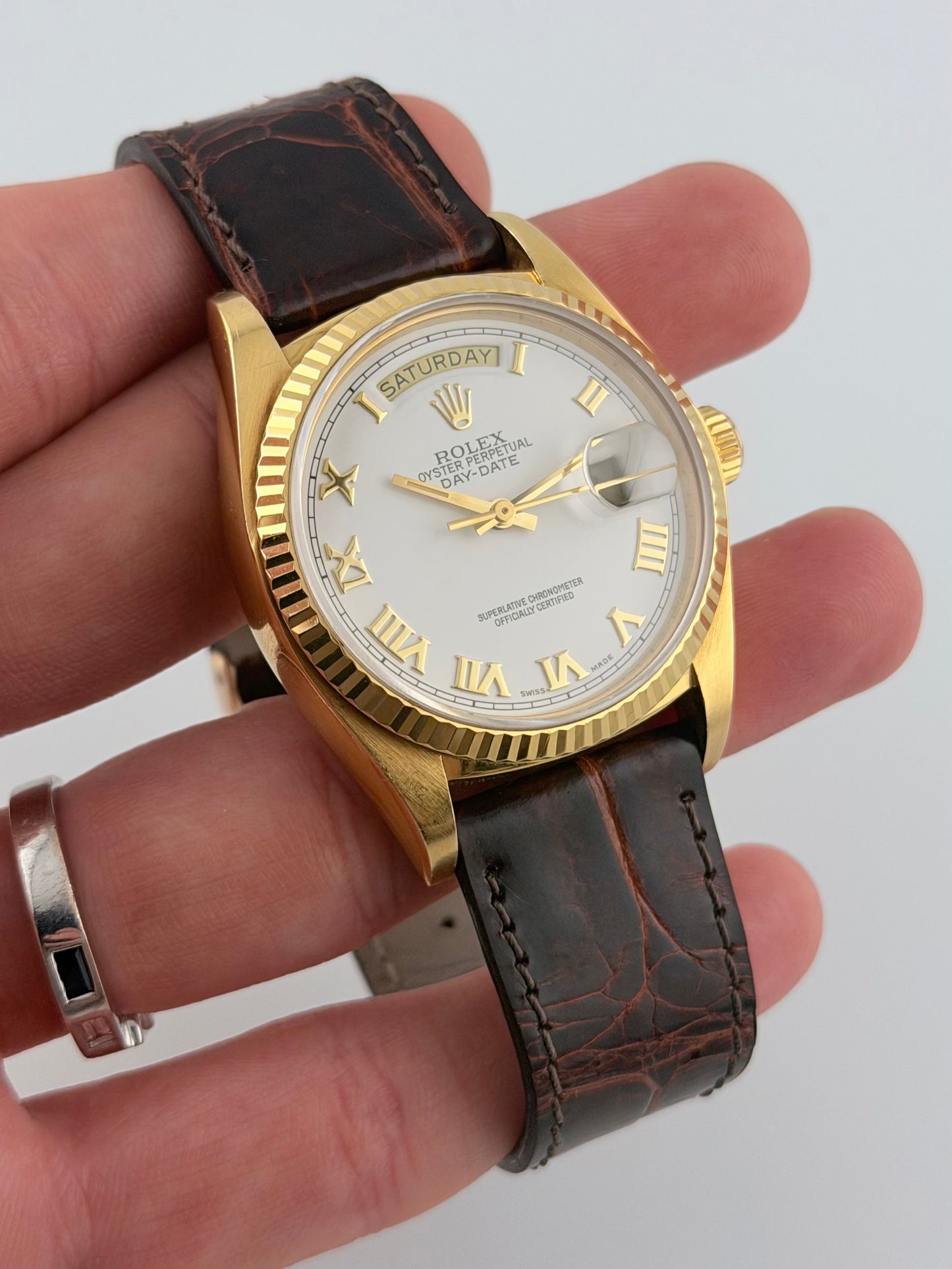 Rolex Oyster Perpetual Day-Date - 18038 - Original Box - Rare Dial