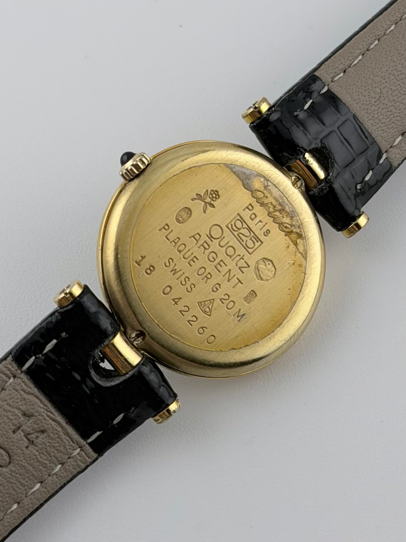 Cartier Must de Cartier Paris Quartz - 18 - Burgundy Tortoise Shell Dial - Ladies