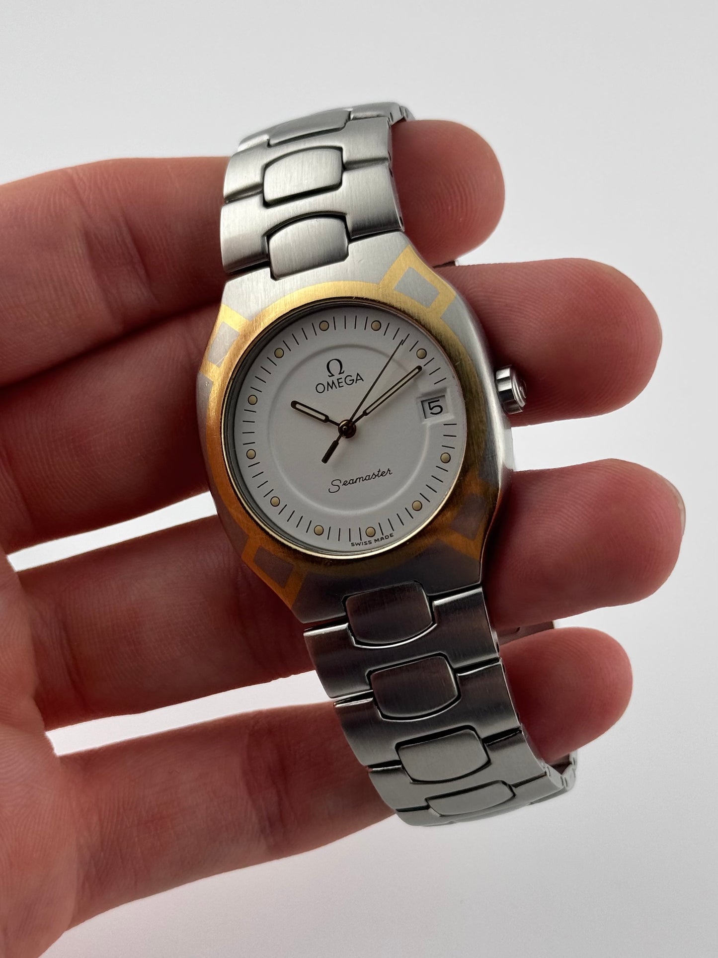 Omega Seamaster Polaris - Quartz - - 396.1022 - 18ct Gold & Steel