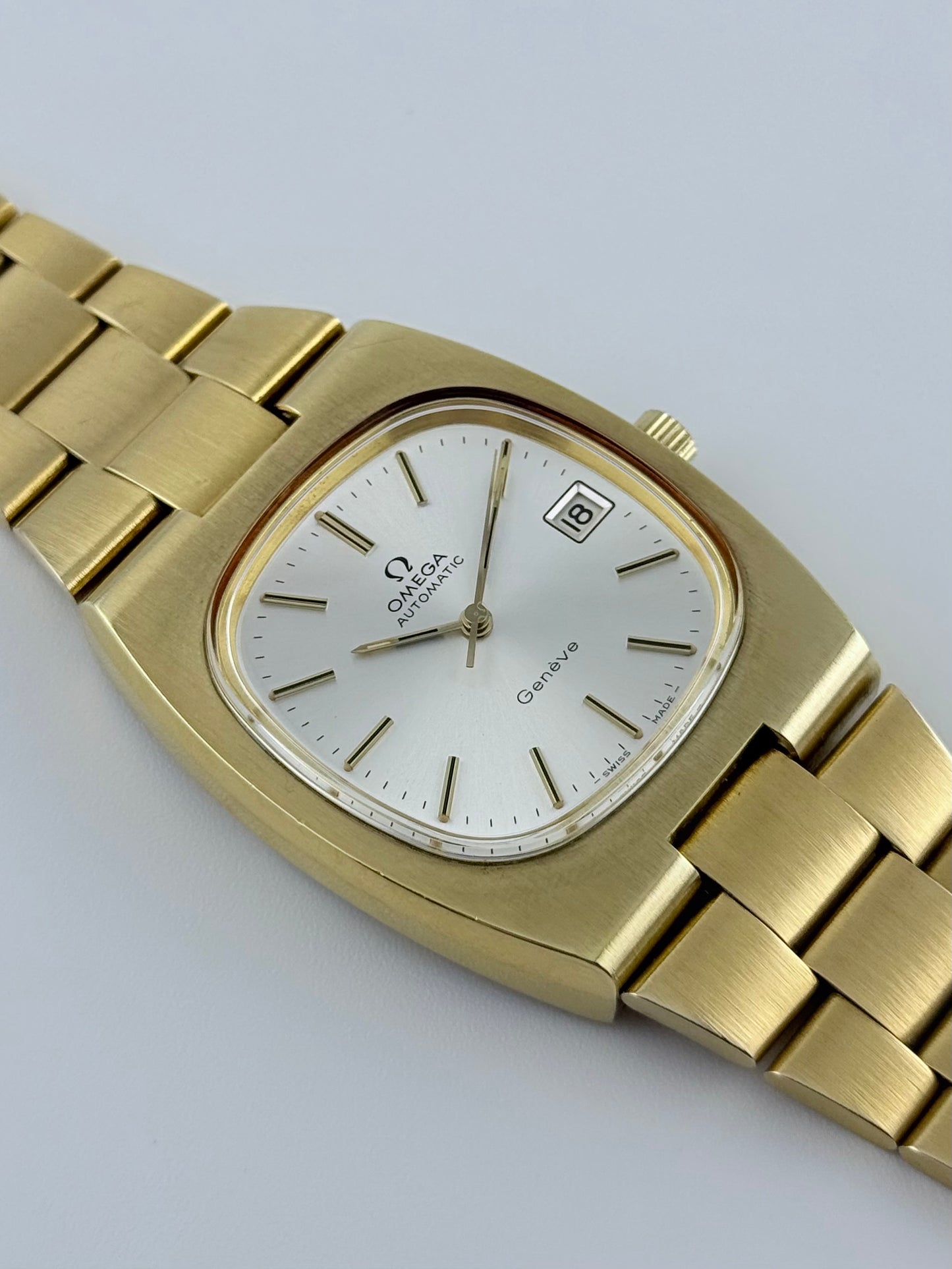 Omega Geneve Automatic Date TV Dial - 166.0191 - FULL SET!