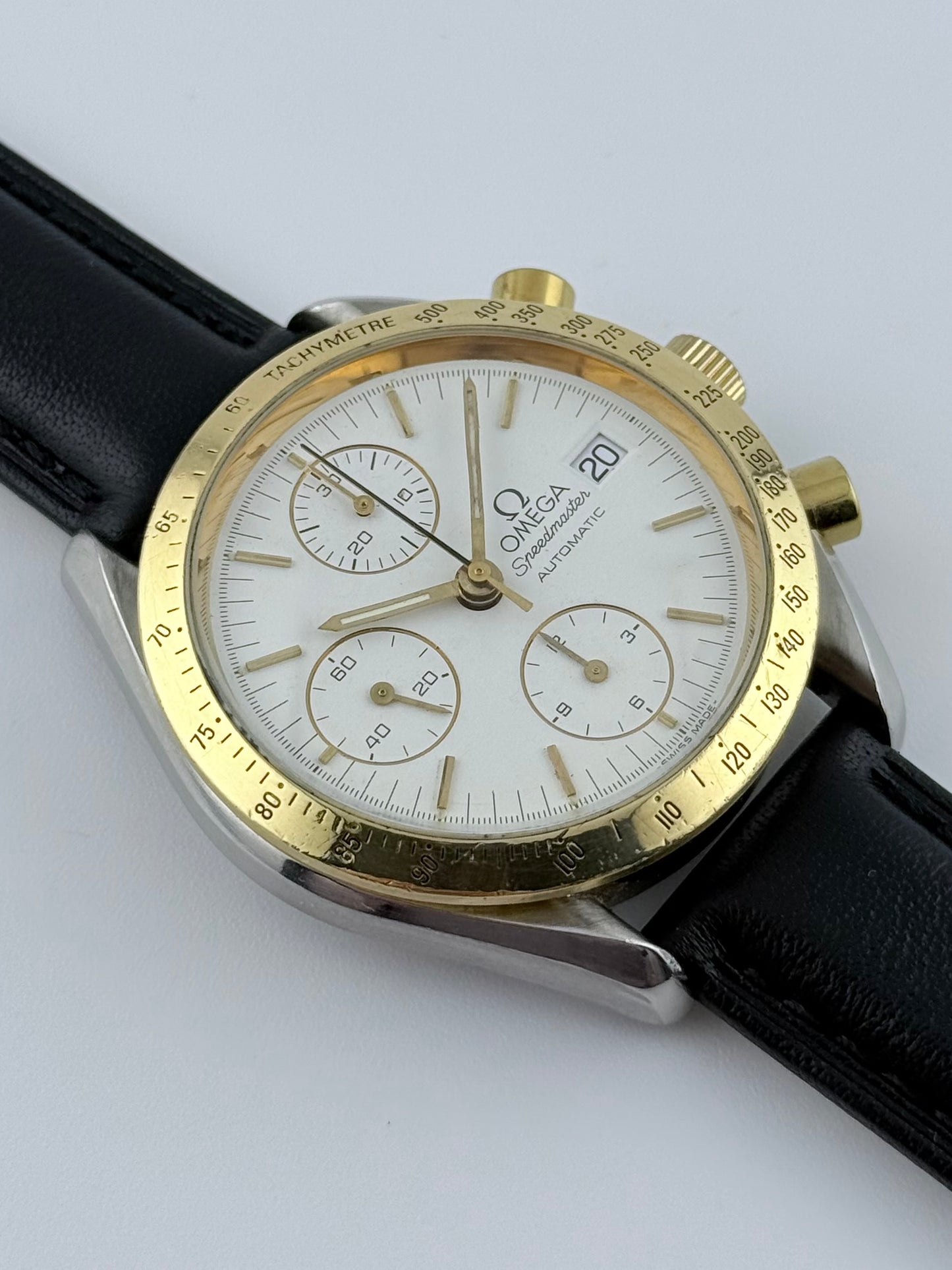 Omega Speedmaster Automatic Chronograph Date - Two-Tone - 375.0043