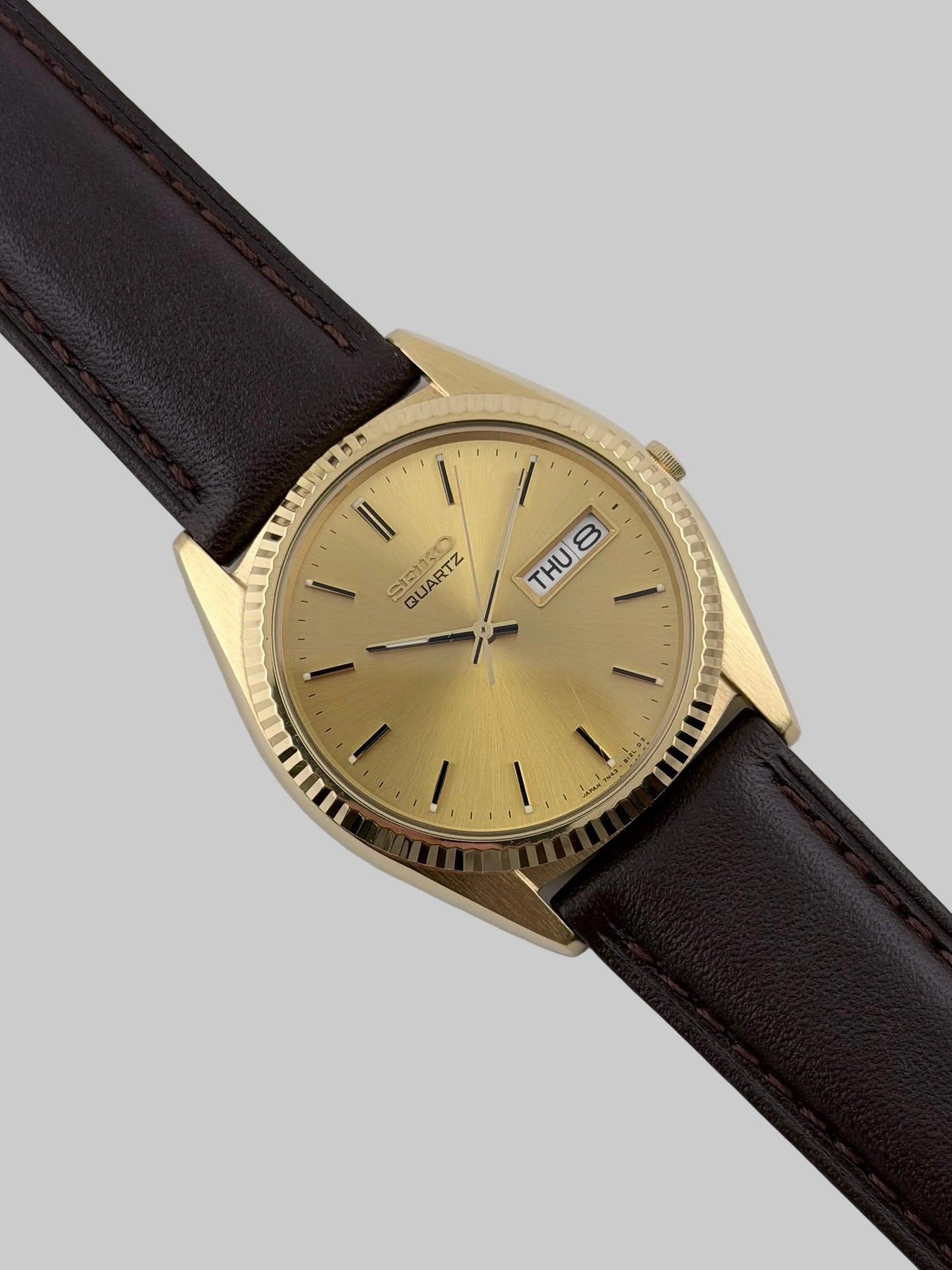 Seiko Quartz Day-Date 7N43-8110
