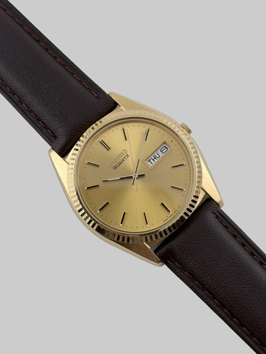 Seiko Quartz Day-Date 7N43-8110