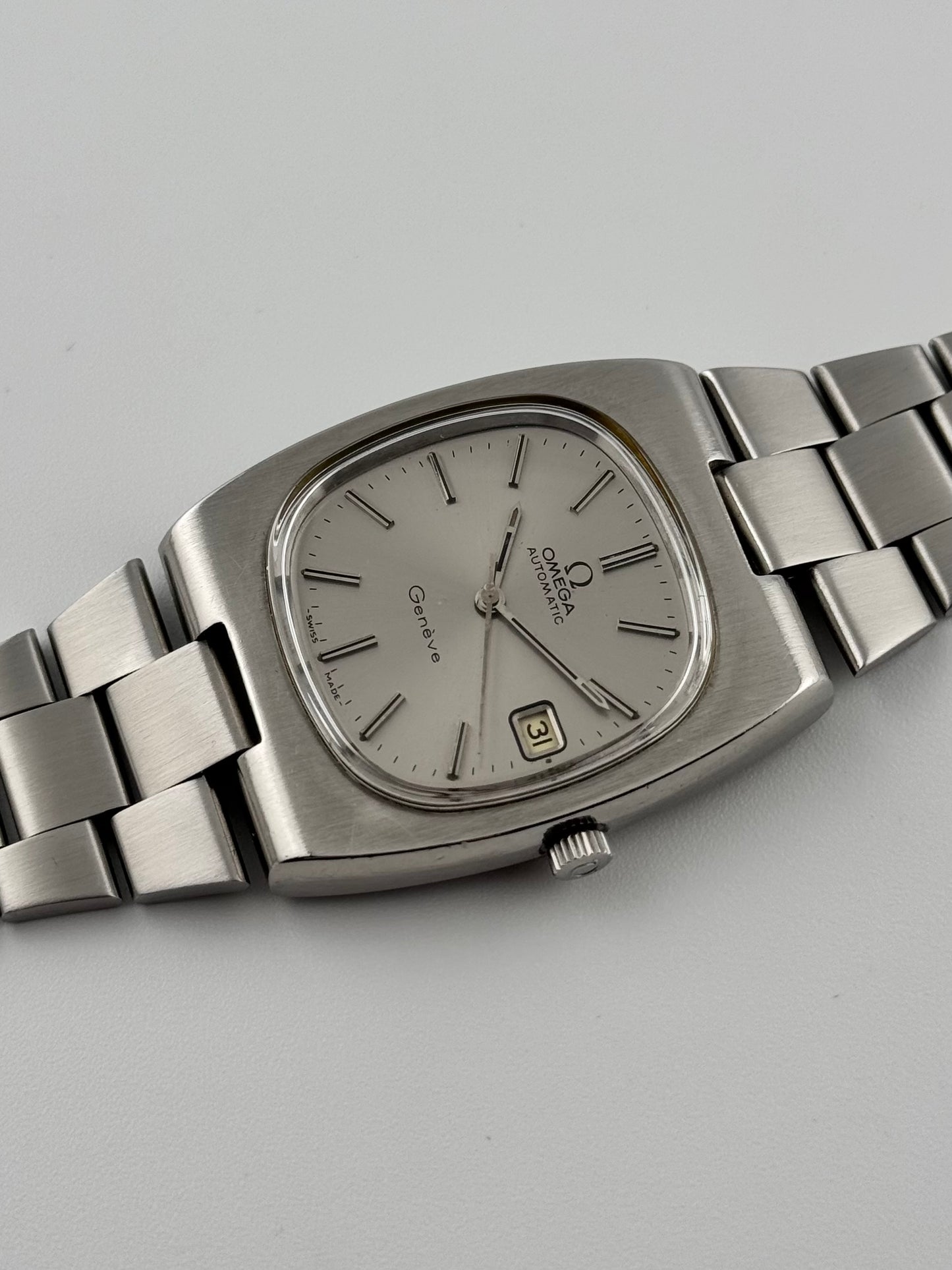 Omega Geneve Automatic Date TV Dial 166.0191 - FULL SET!