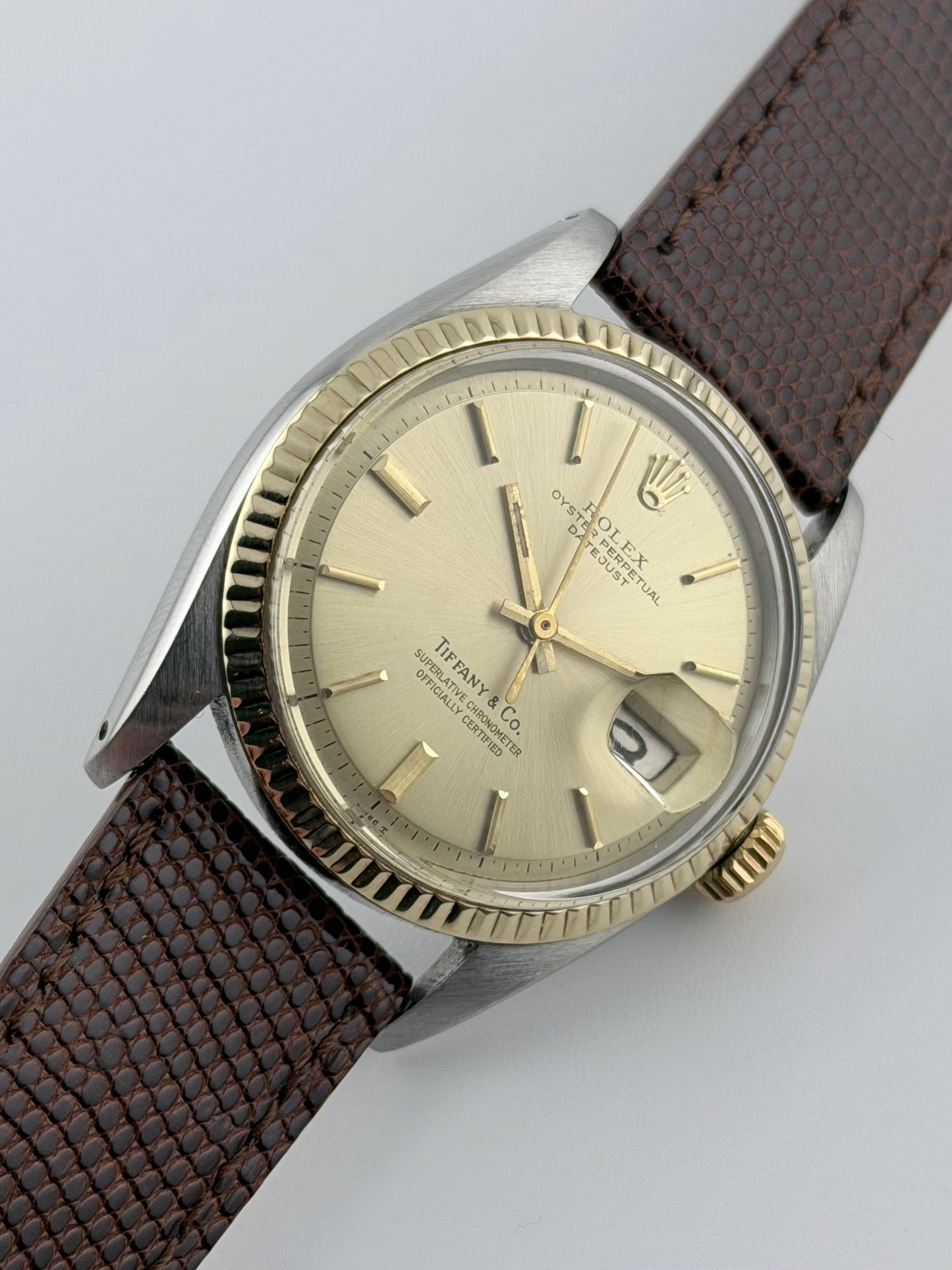 Rolex Datejust Oyster Perpetual - Two-Tone - 1601 - Extremely Rare Tiffany & Co Retailed