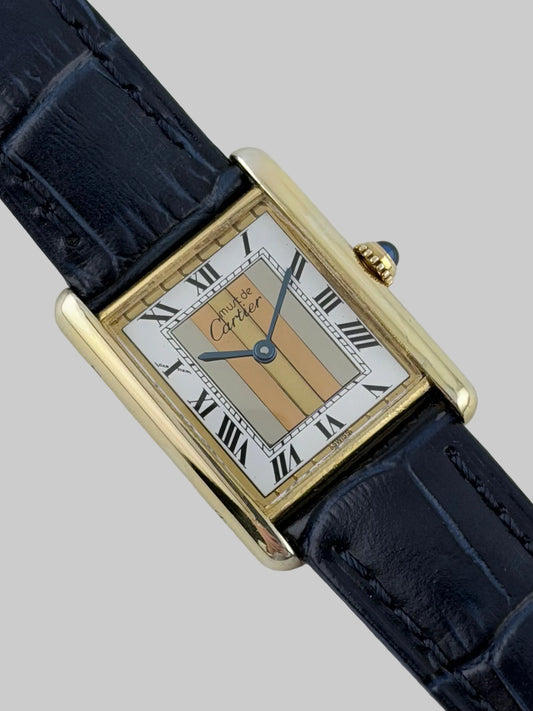 Cartier Must de Paris Tank Quartz - 590005 Trinity Dial