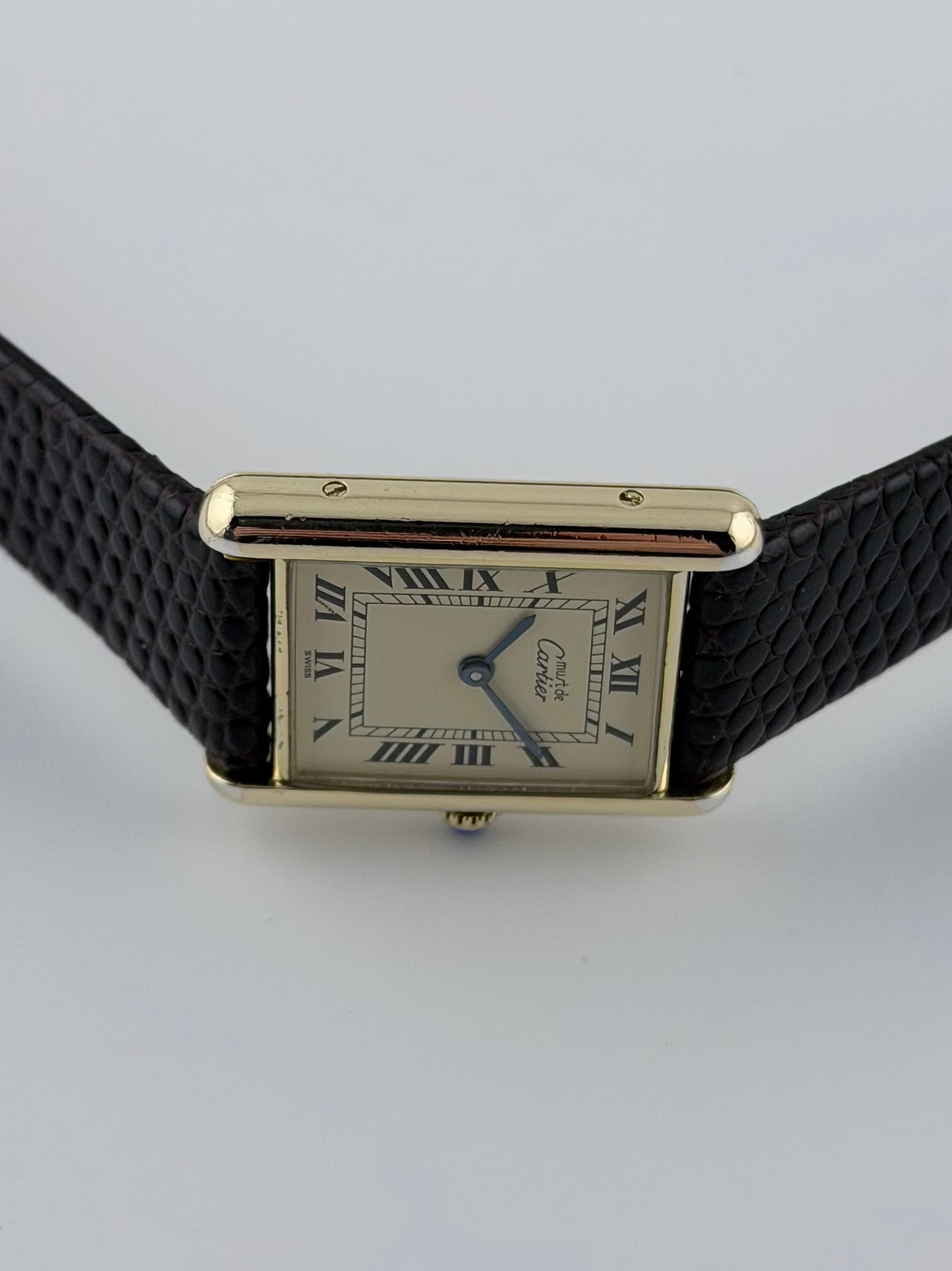 Cartier Must De Paris Tank Quartz - 6-81006 - Ivory Dial - Box & Papers