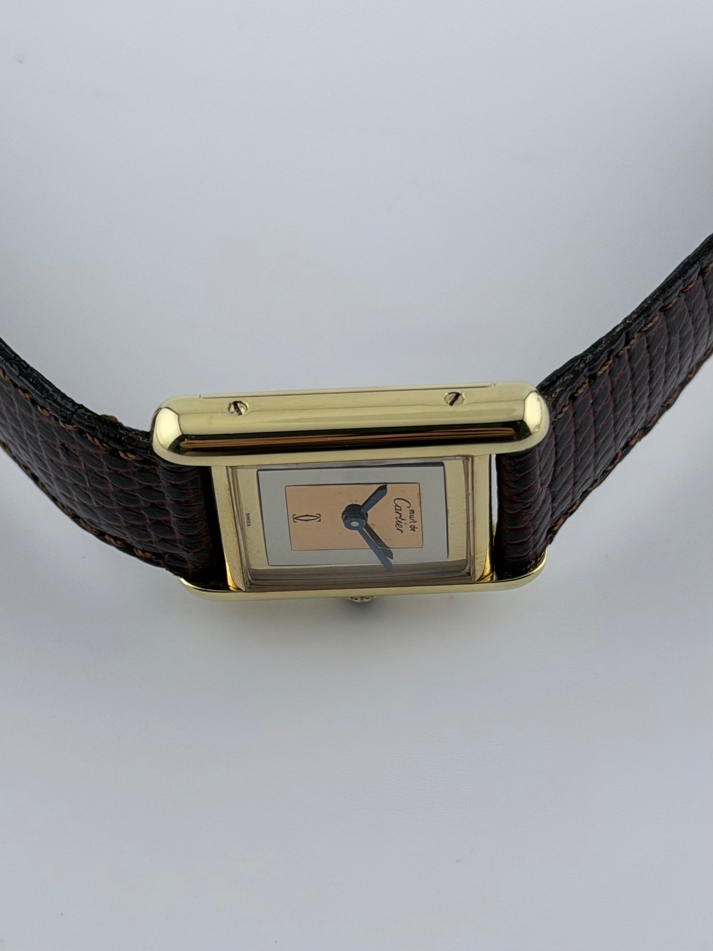 Cartier Must De Paris Tank Manual Wind - 3 - Trinity Dial - Ladies