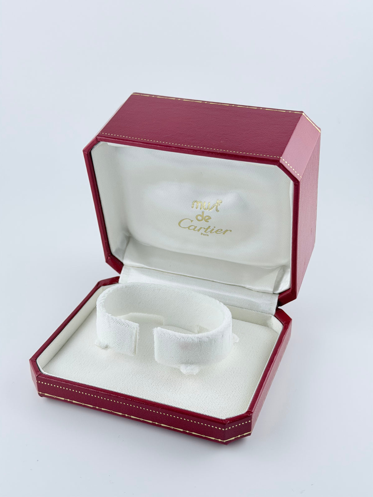 Cartier Must de Vendome Paris Quartz - 18 - Brown Wood Effect Dial - Ladies - FULL SET! - Ladies