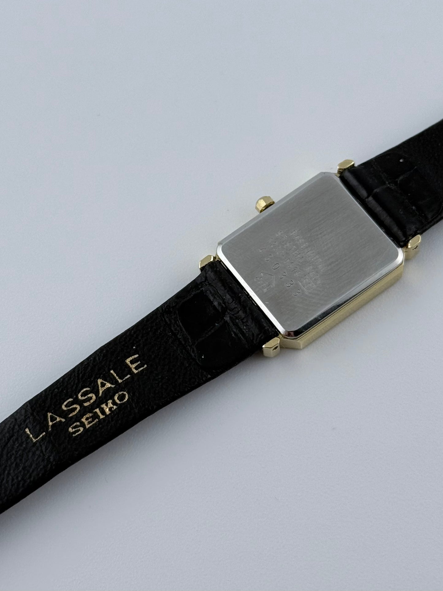 Seiko Lassale Tank Quartz 1230-5319 - Ladies - New Old Stock