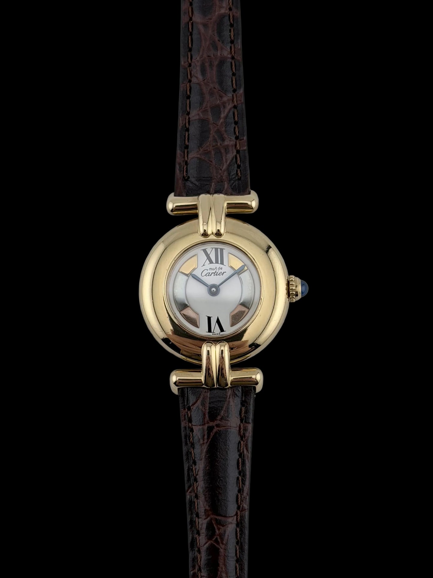 Cartier must de Vendome Quartz - 590004 - Two-tone Trinity Dial - ladies