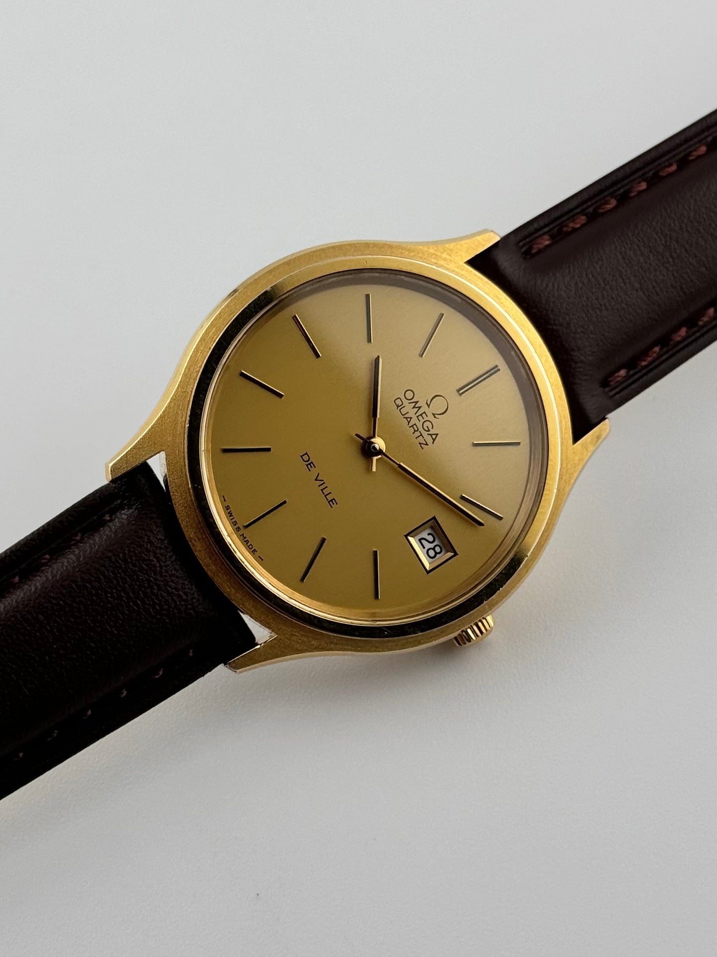 Omega DeVille Quartz Date - 192.0027 - Near New Old Stock