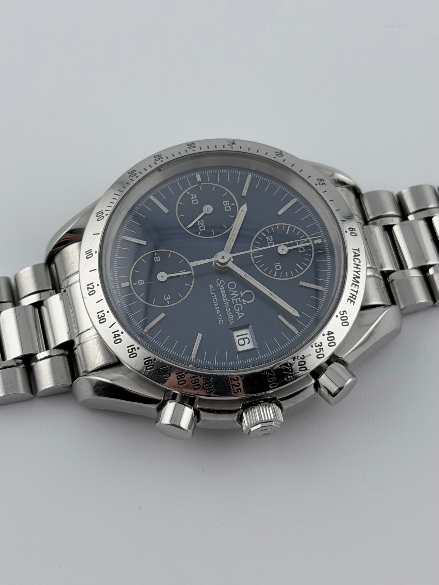 Omega Speedmaster Automatic Chronograph Date - 175.0043 Blue Sunburst Dial