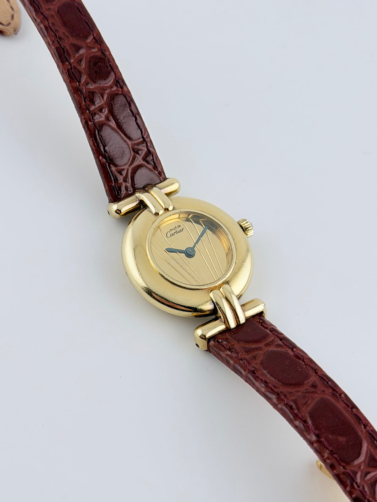 Cartier must de Colisee Quartz - 590002 - Ladies - Gold Art-Deco Dial