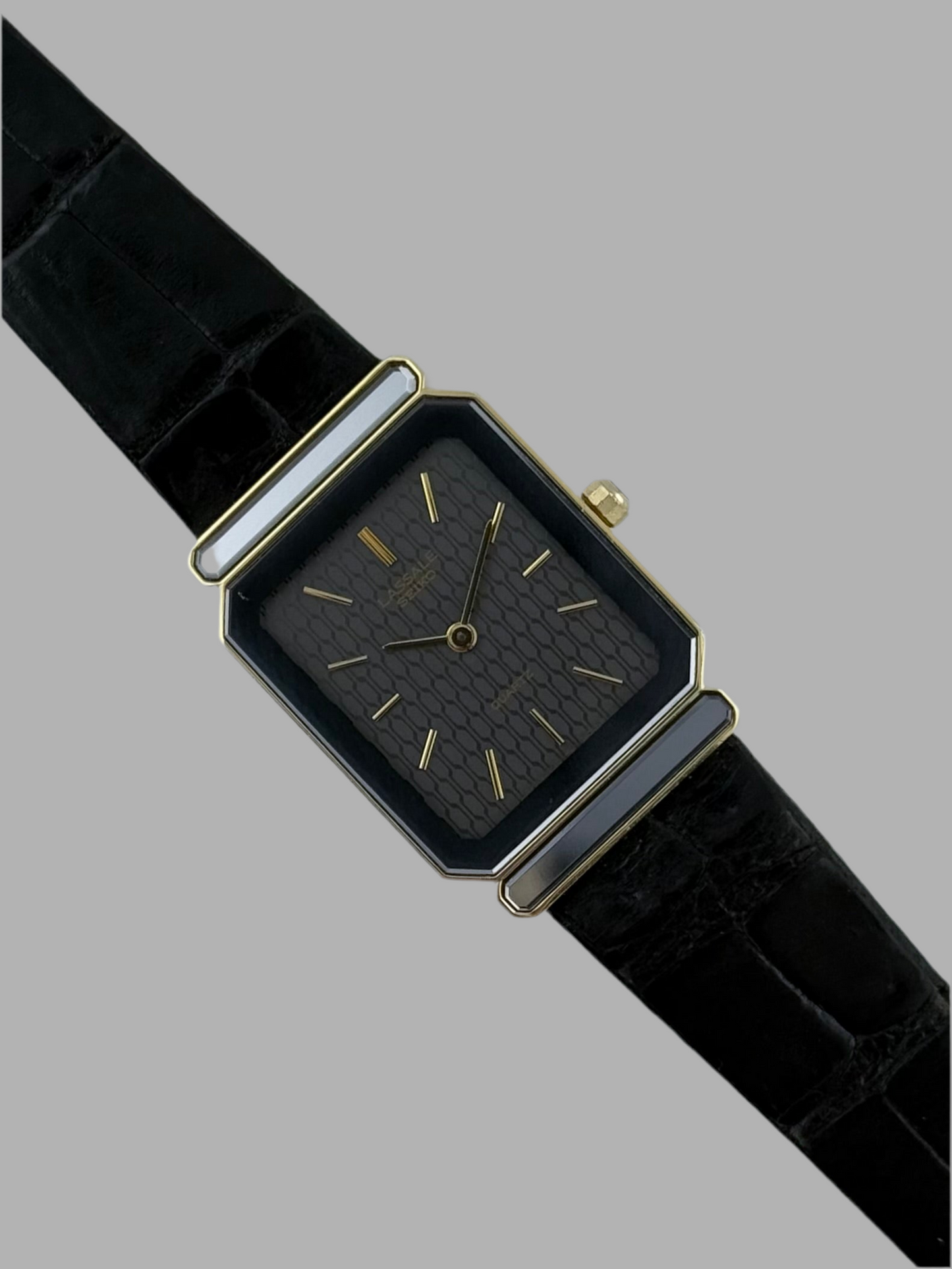Seiko Lassale Tank Quartz 1230-5319 - Ladies - New Old Stock