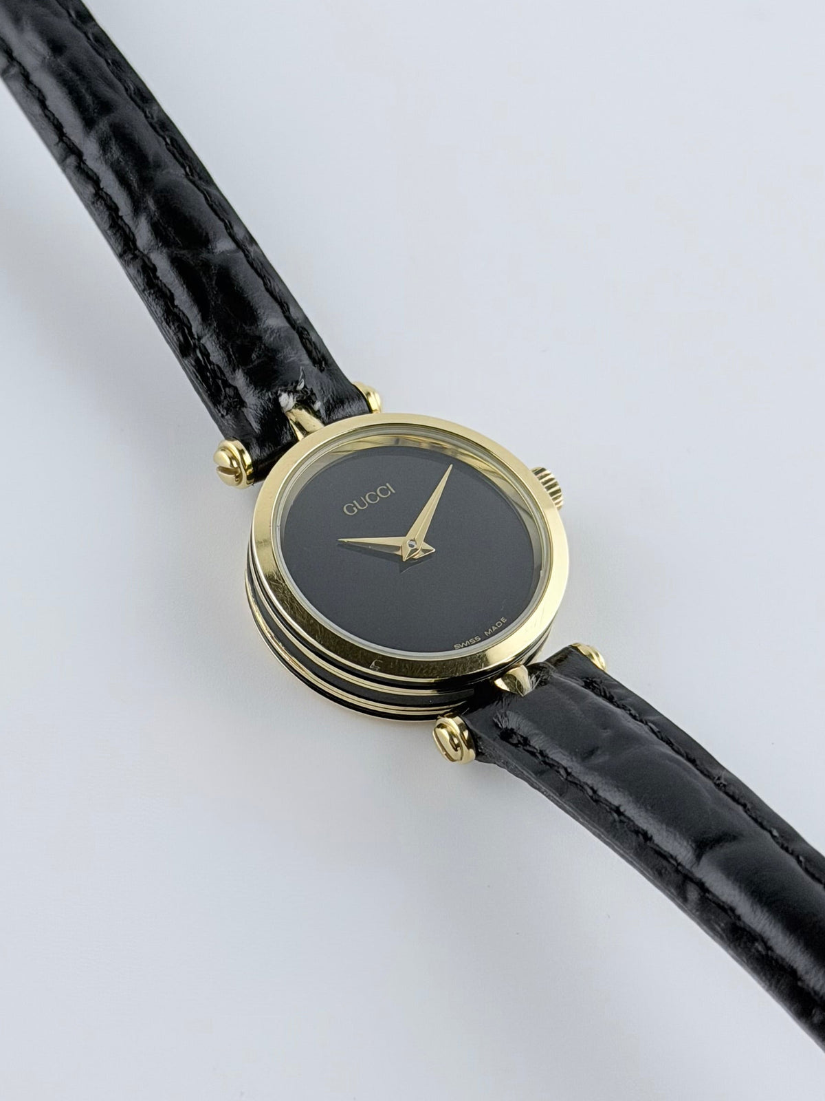 Gucci Double Face Stack Series Ladies watch - Quartz - Black and Gold-plated