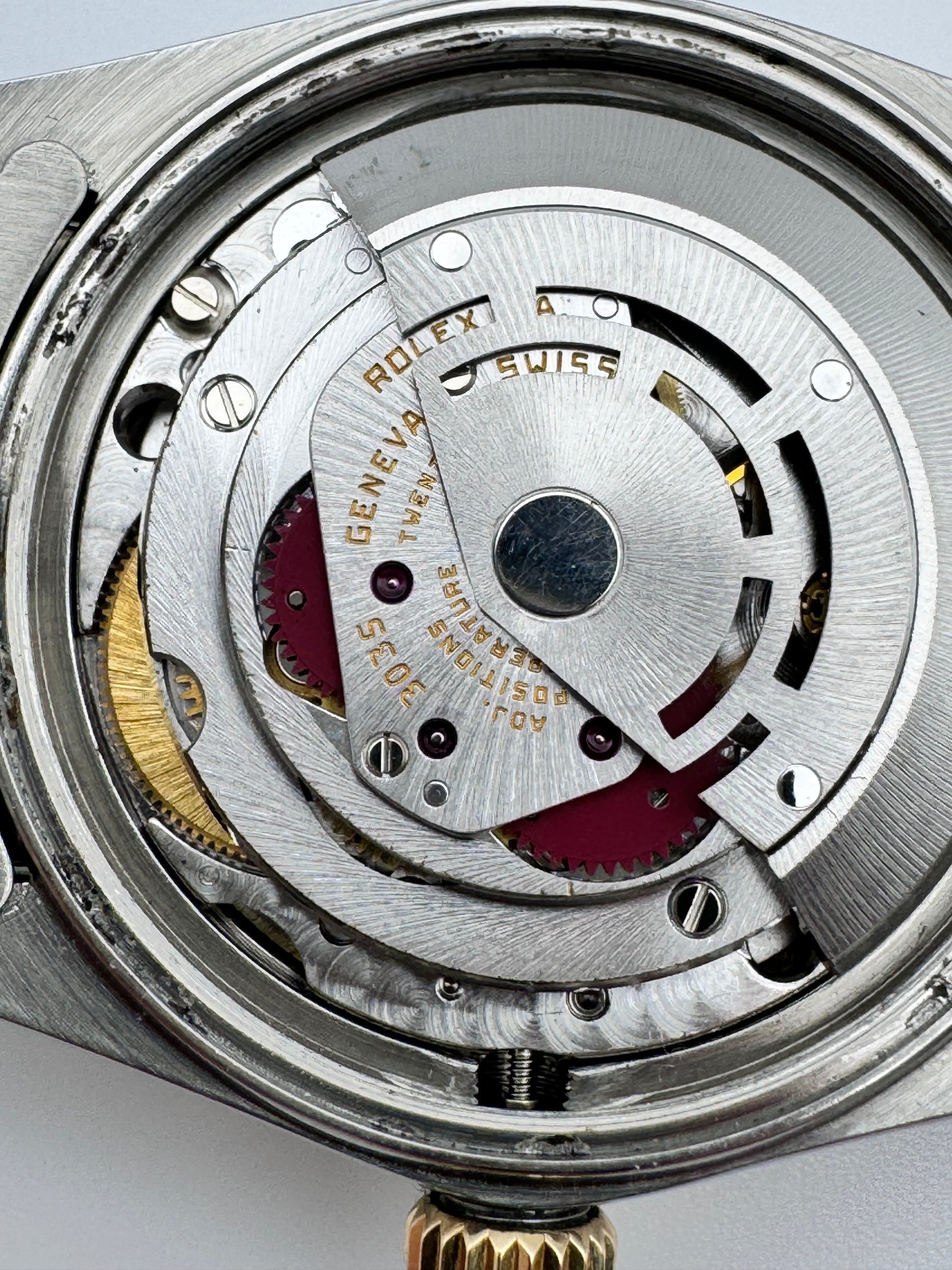 Rolex Datejust Oyster Perpetual Two-Tone 16013 Tapestry Dial Serviced